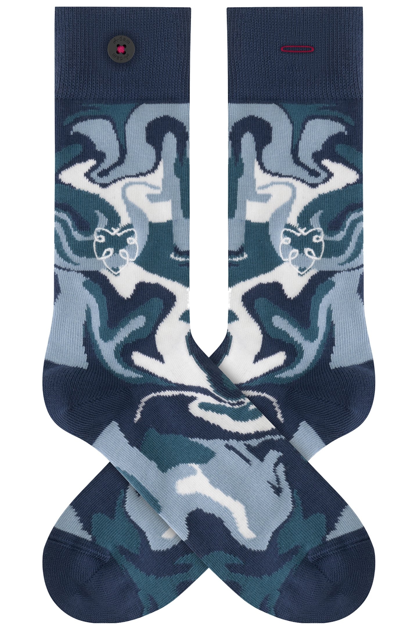 UNISEX A-DAM 4-PACK CASUAL SOCKS MULTICOLOR 3