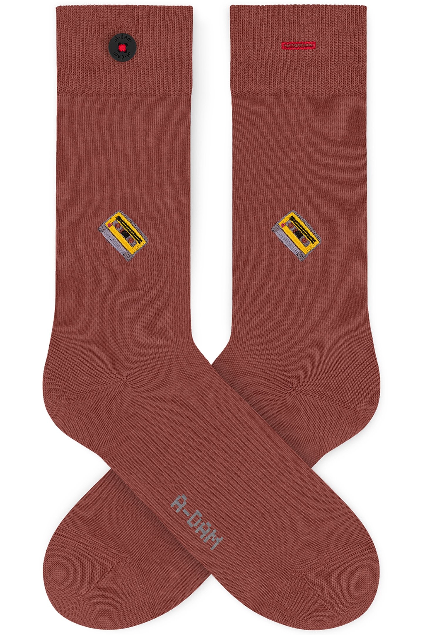 UNISEX A-DAM 4-PACK CASUAL SOCKS MULTICOLOR 3