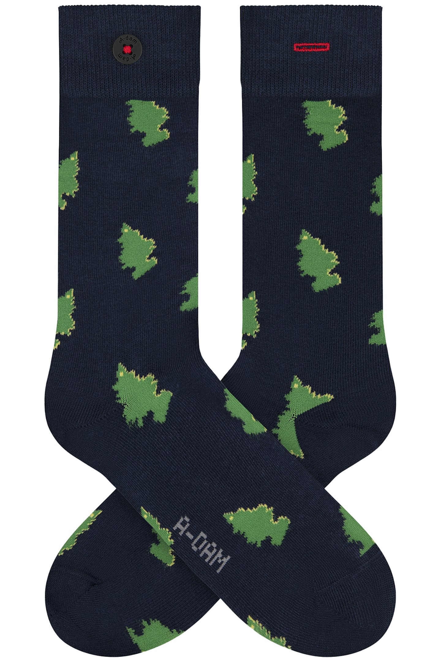 UNISEX A-DAM 4-PACK CASUAL SOCKS MULTICOLOR 3