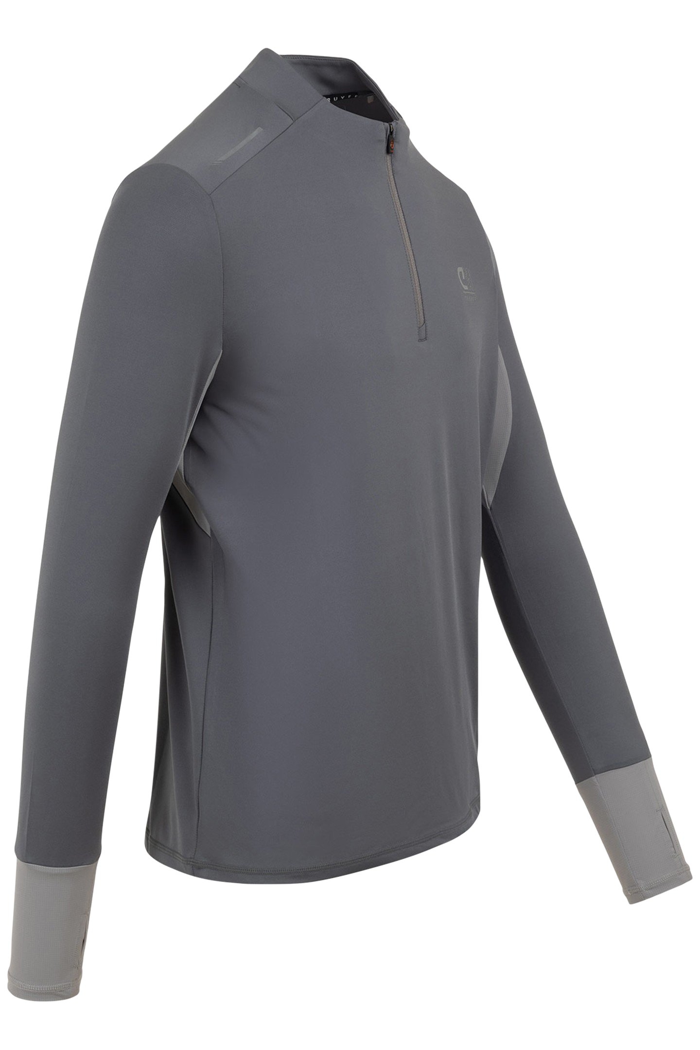 MAXIMUM 1/4 ZIP CHARCOAL GREY 3