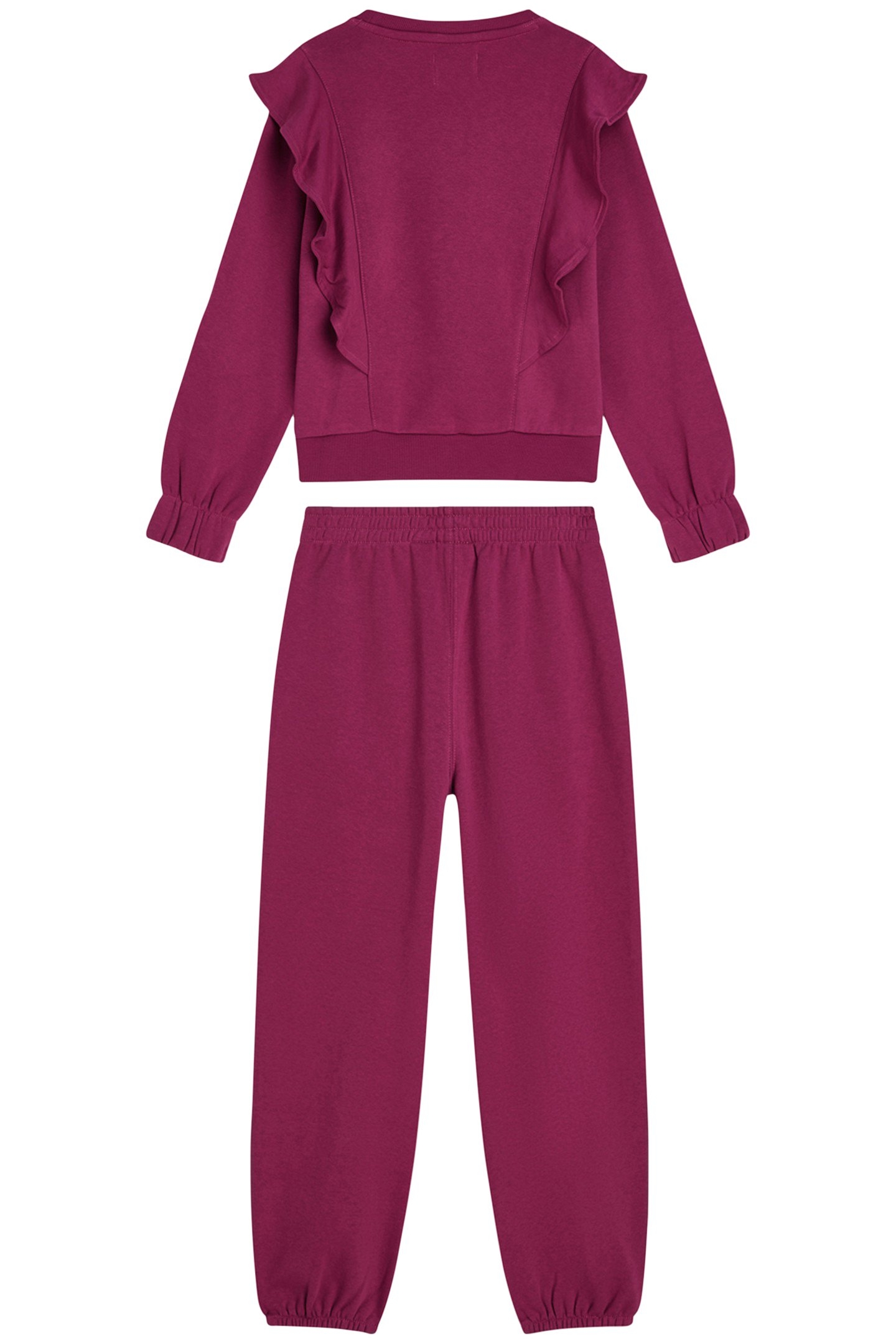 GIRLS FLEECE SET PINK/PURPLE 2
