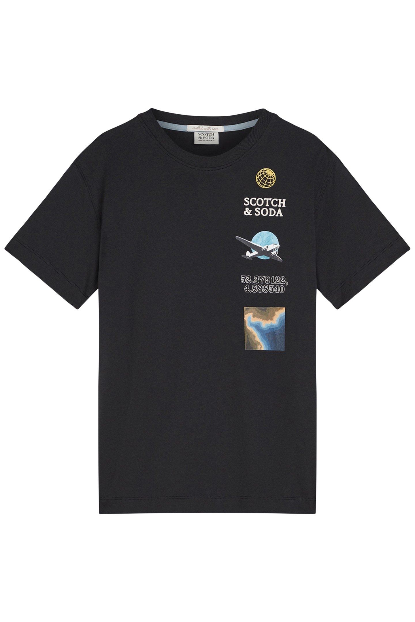 BOYS GRAPHIC TEE BLACK/RED 1