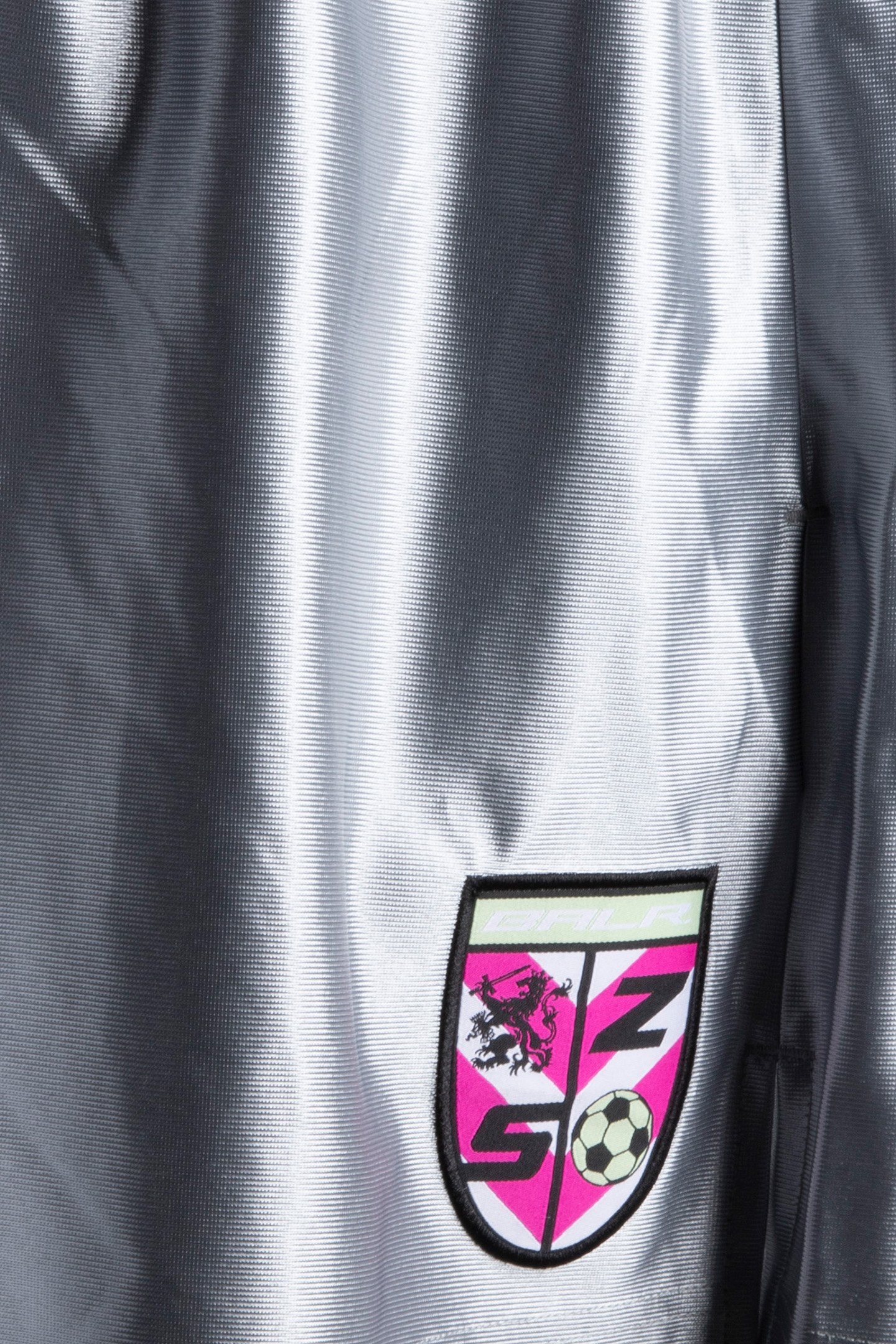 SAAR FOOTBALL SHORTS SILVER 3