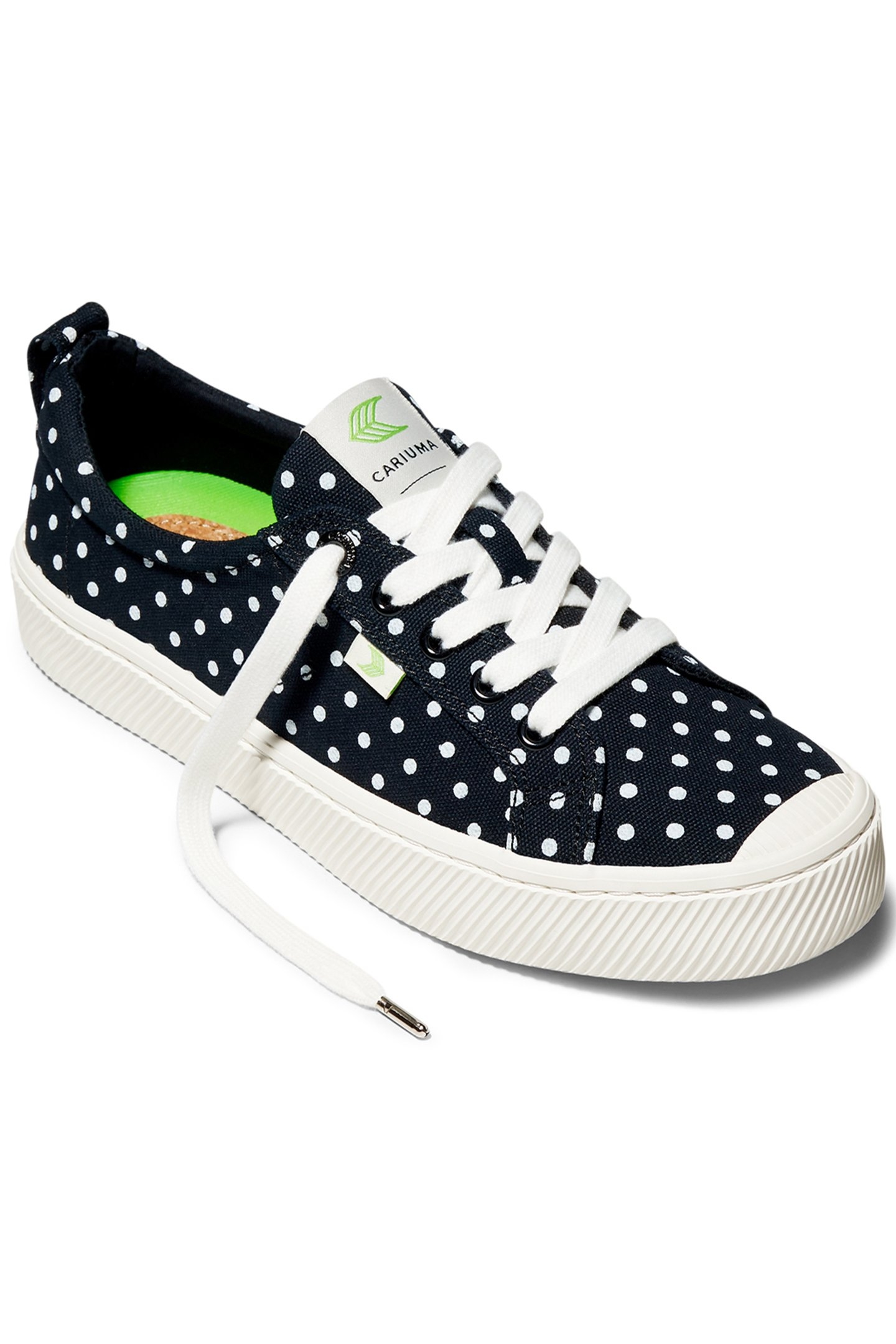 OCA CANVAS BLACK WHITE POLKA DOTS 2