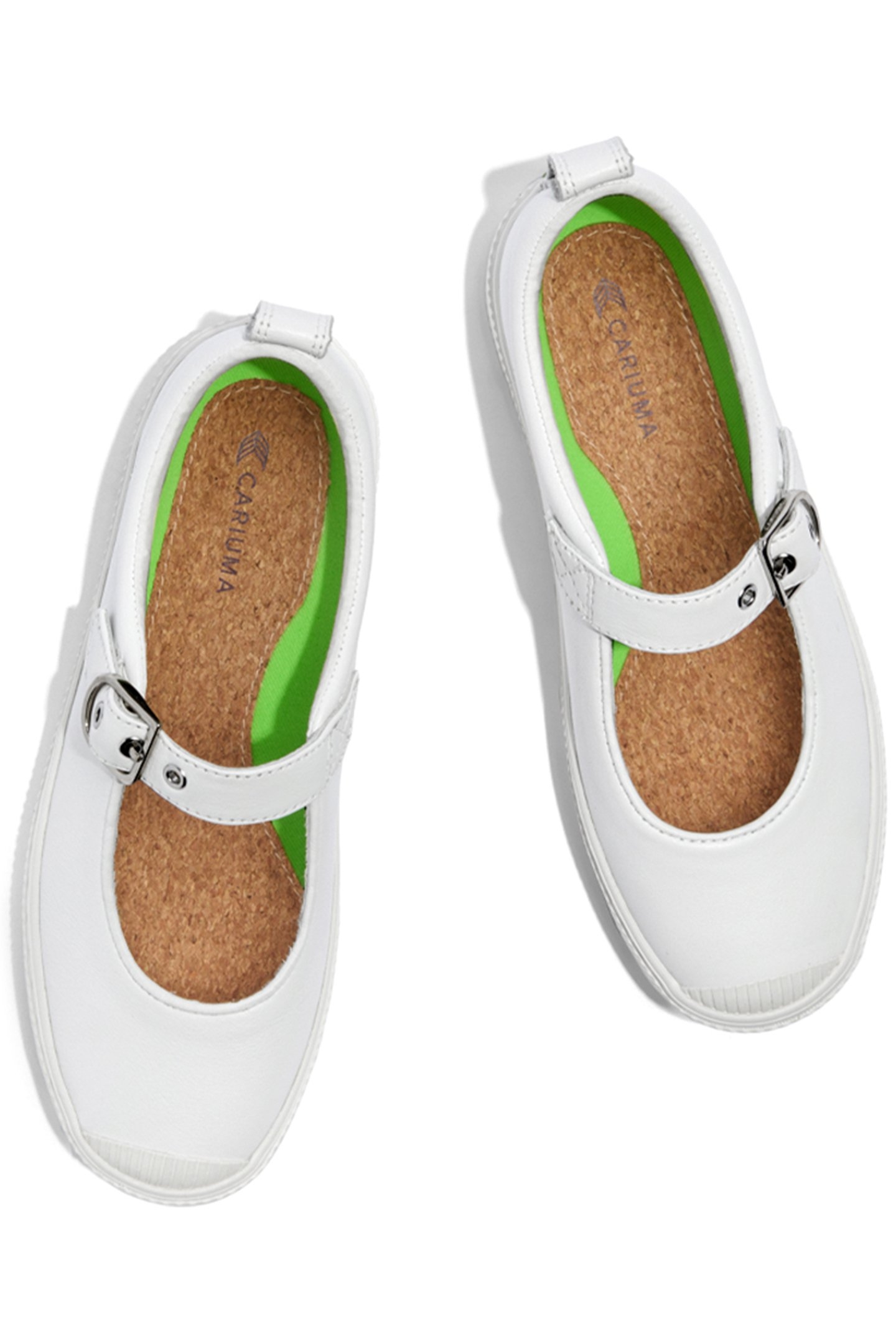 OCA LEATHER MARY JANE WARM WHITE NAPA 3