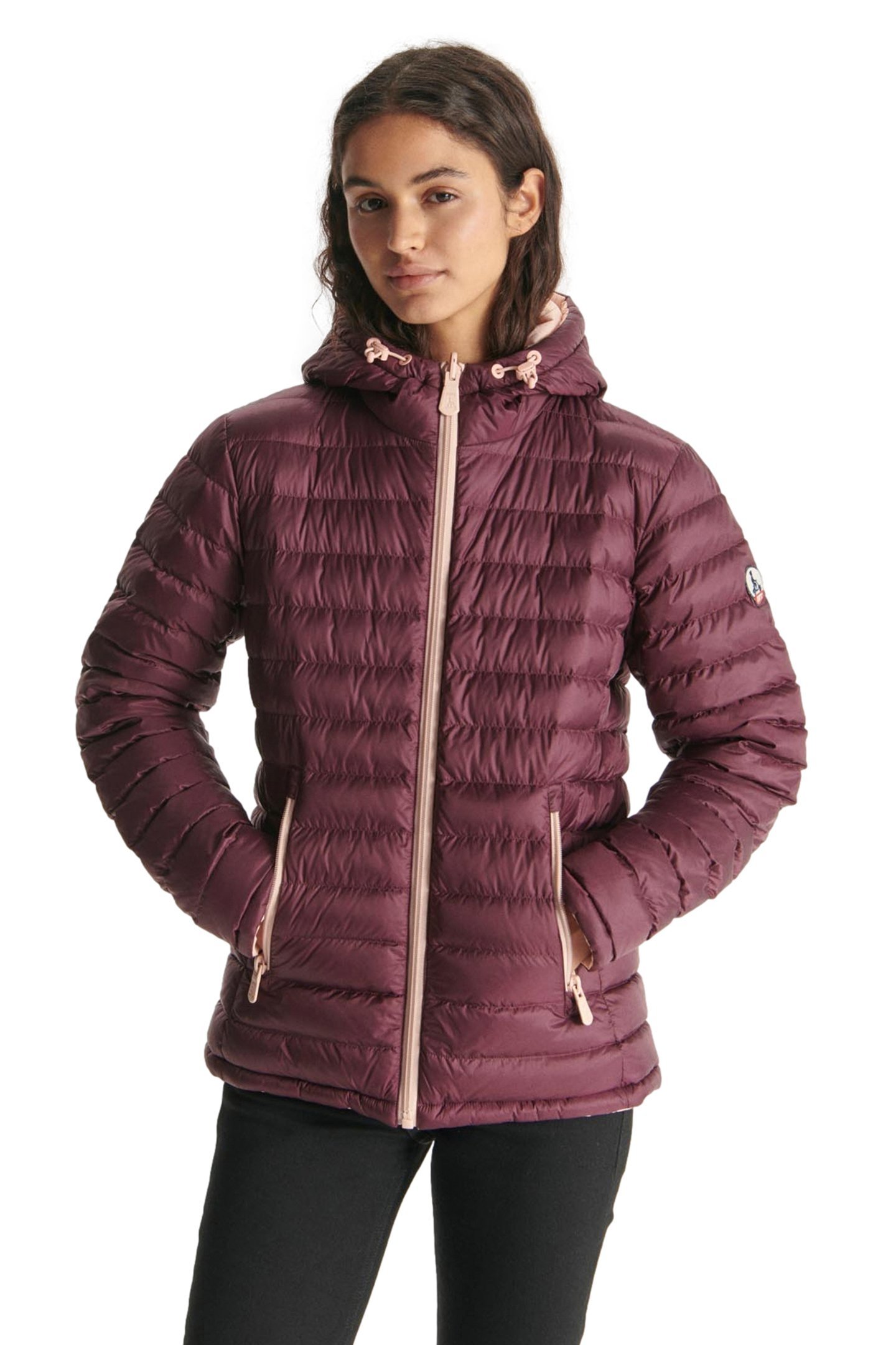 VIENNE JACKET ROSE PALE / AUBERGINE 1