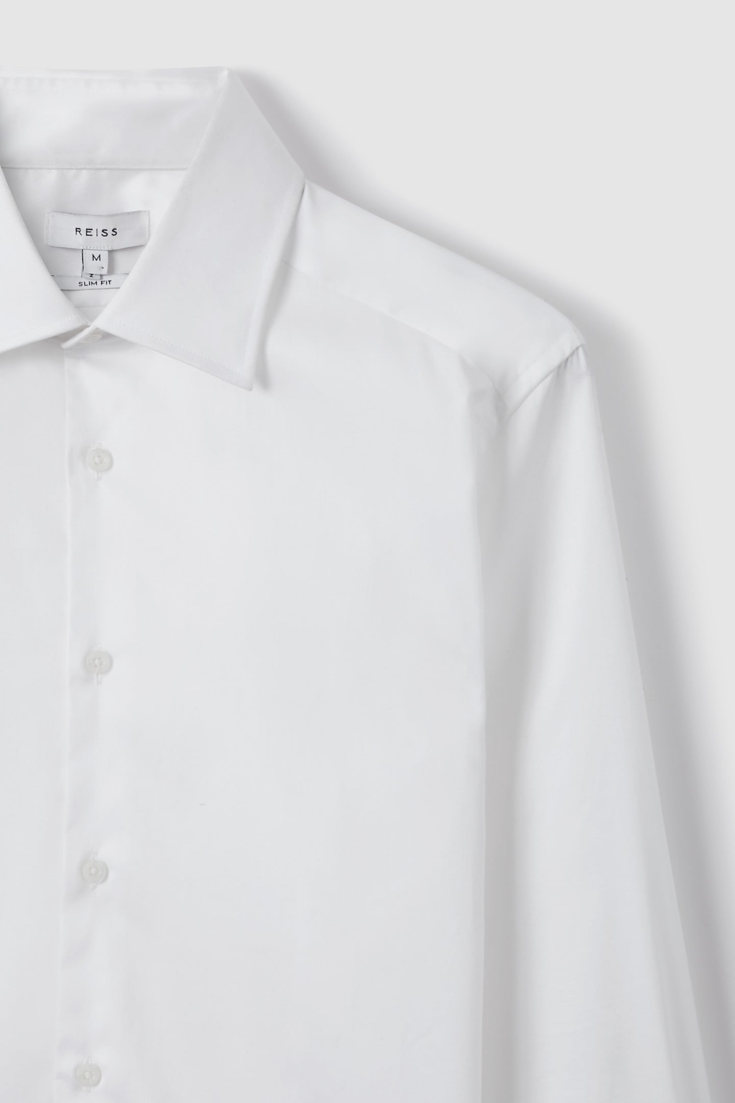 STRETCH SLIM FIT SHIRT WHITE 5