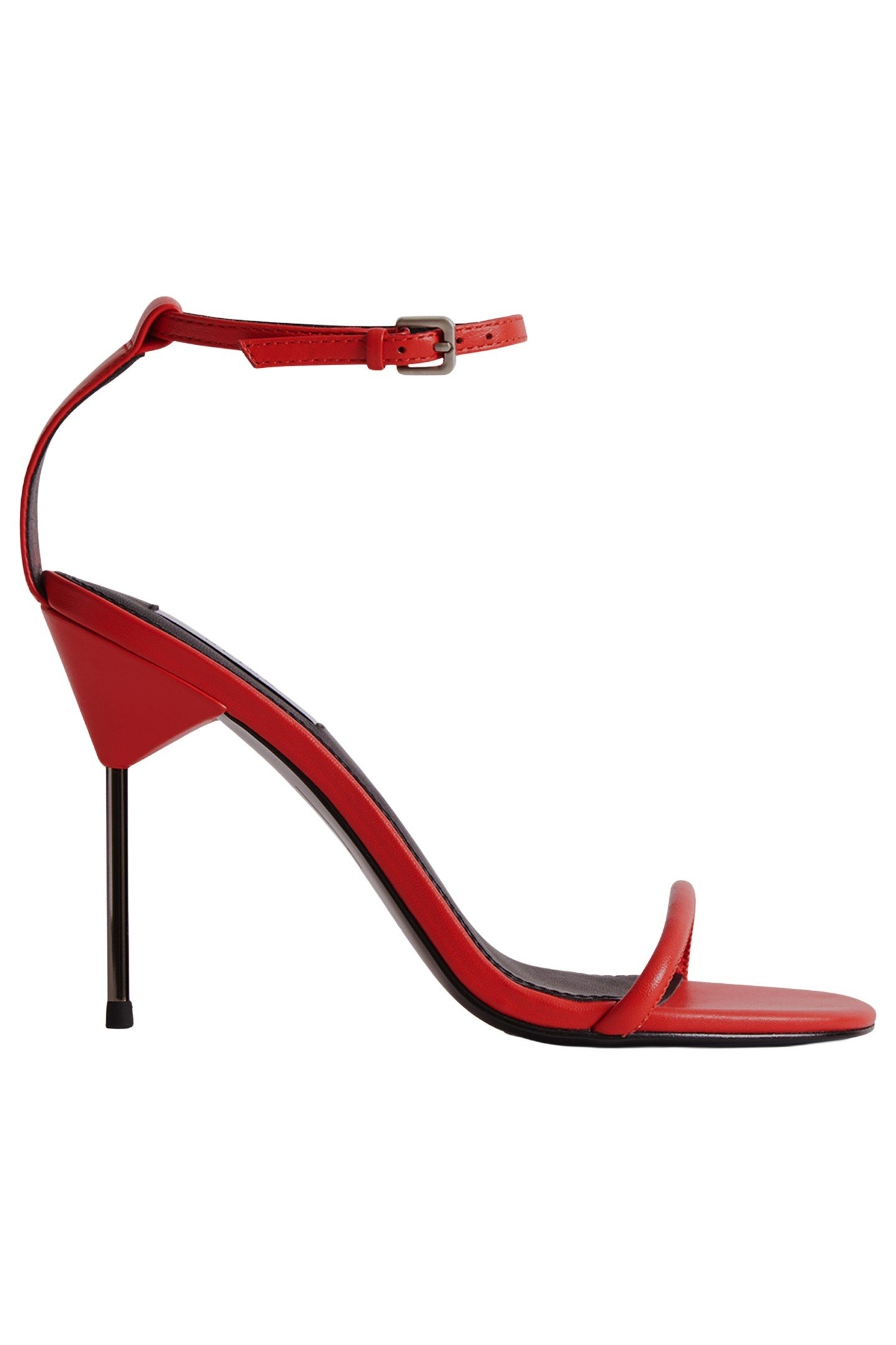 STRAPPY PIN HEEL SANDAL ORANGE 1