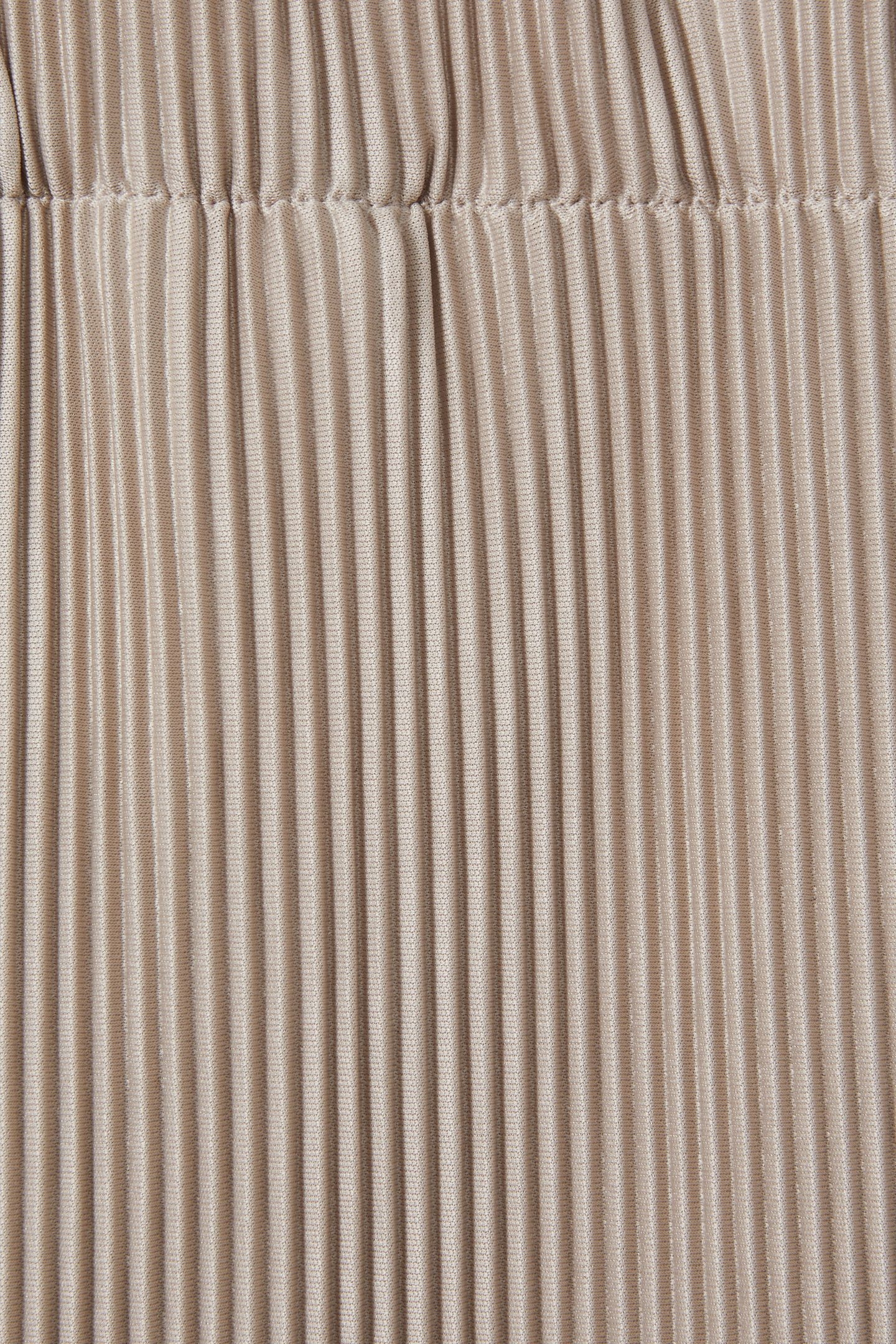 ELASTICATED WAIST PLISSE SHORT CHAMPAGNE 6