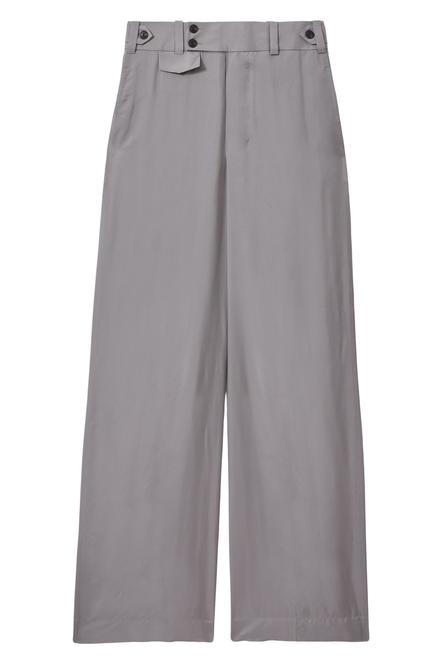 SILK BLEND TROUSER GREY 1