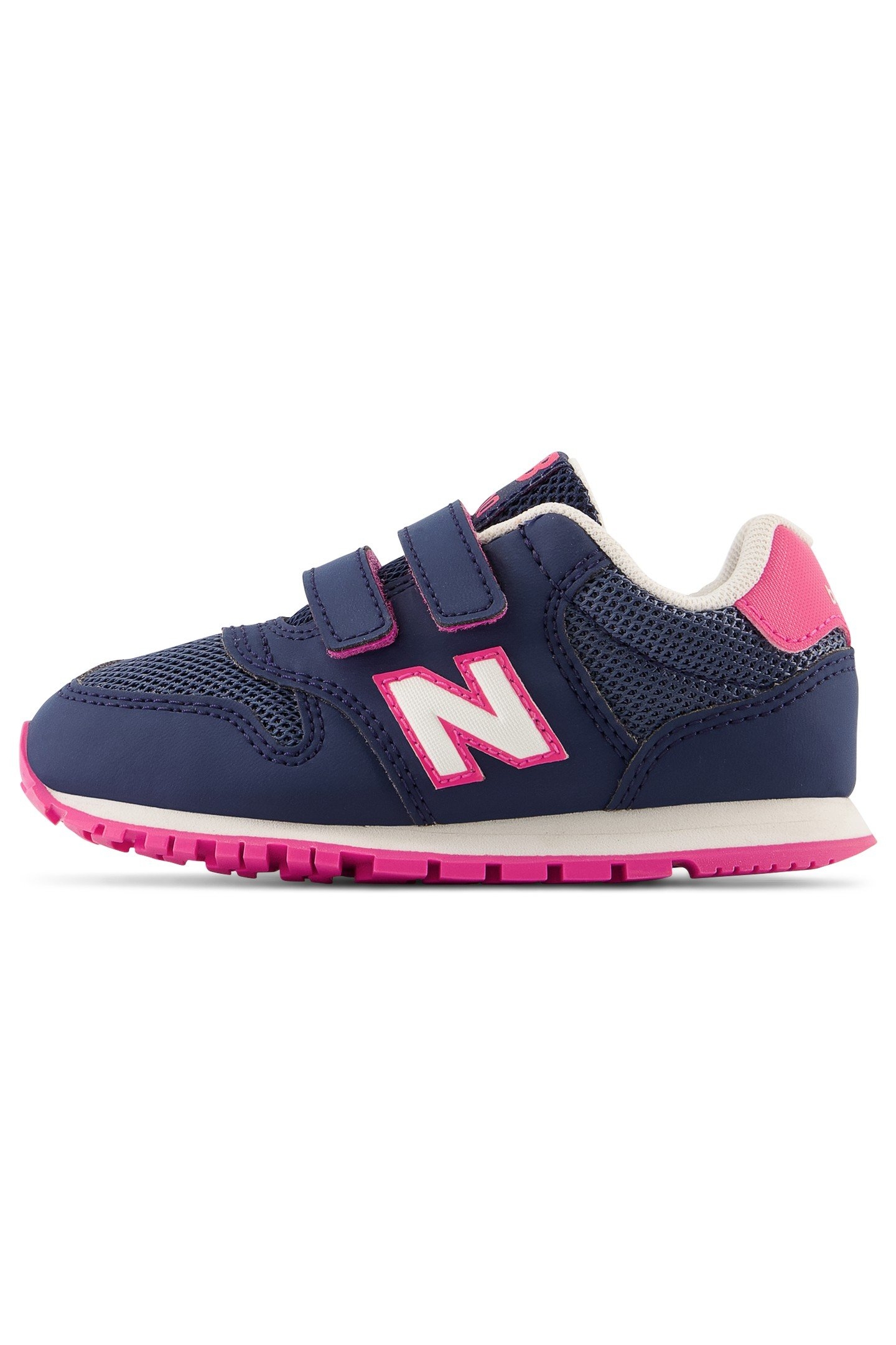 INFANT GIRLS 500 HOOK & LOOP SHOES NB NAVY 2