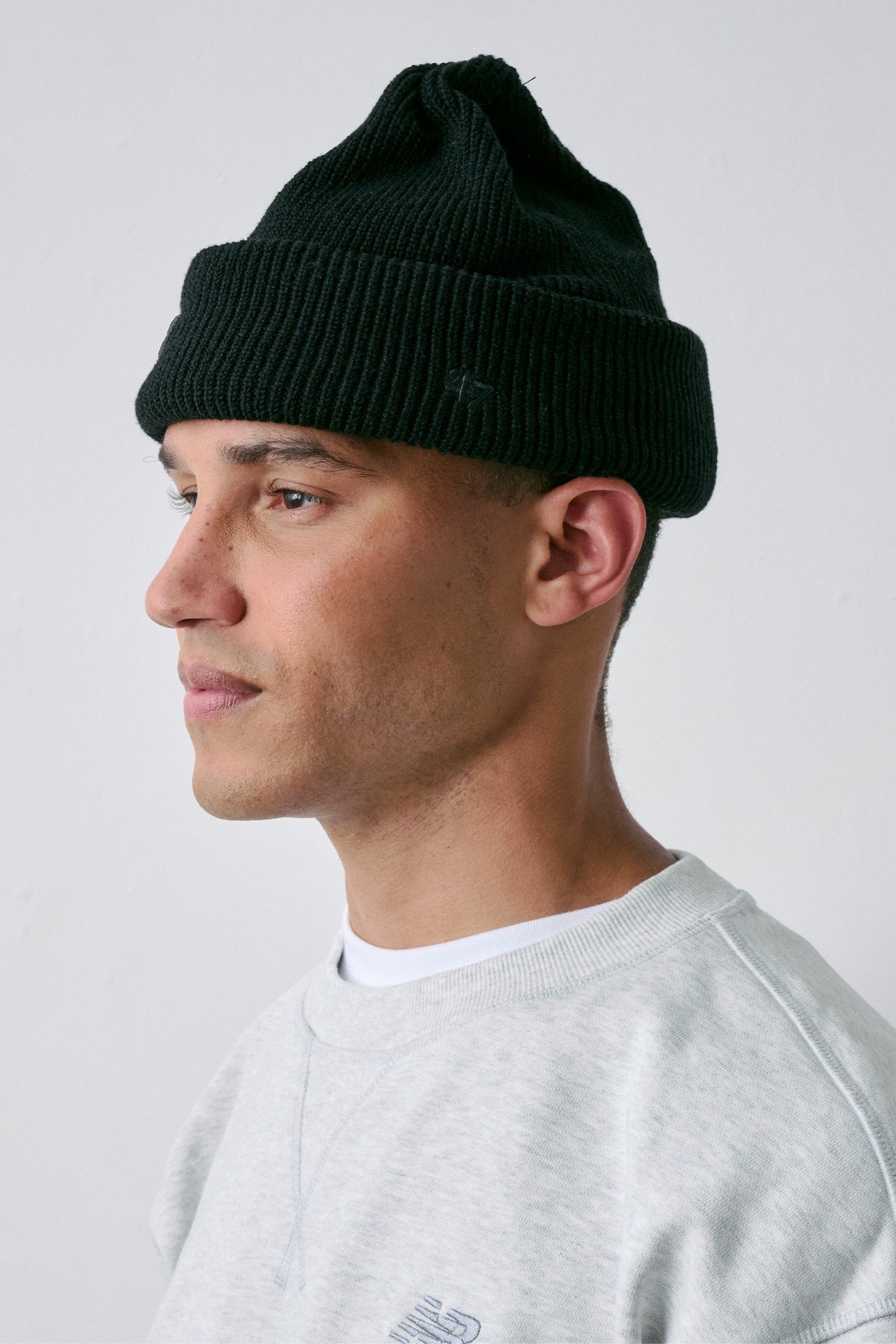 UNISEX '47 CUFF KNIT HAT BLACK 2