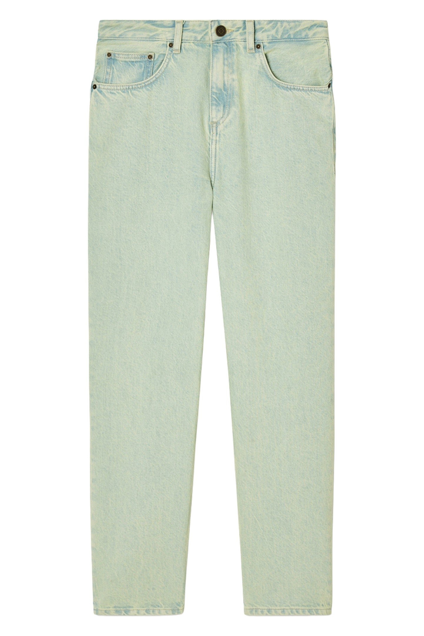 5 POCKETS THE RIGHT JEANS OVER GREEN DYE 1