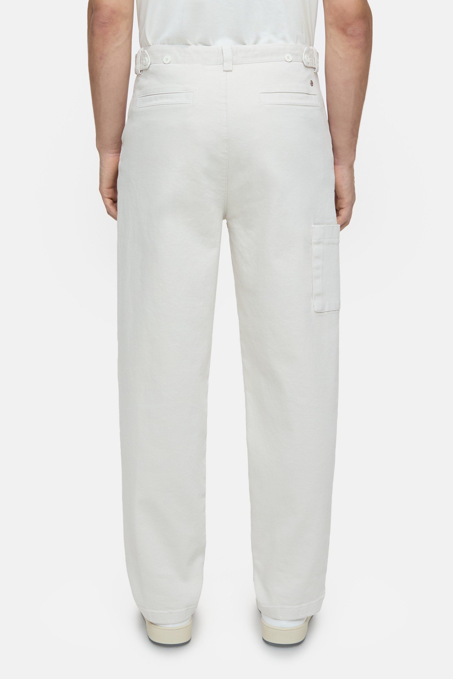DOVER TAPERED PANTS IVORY 4