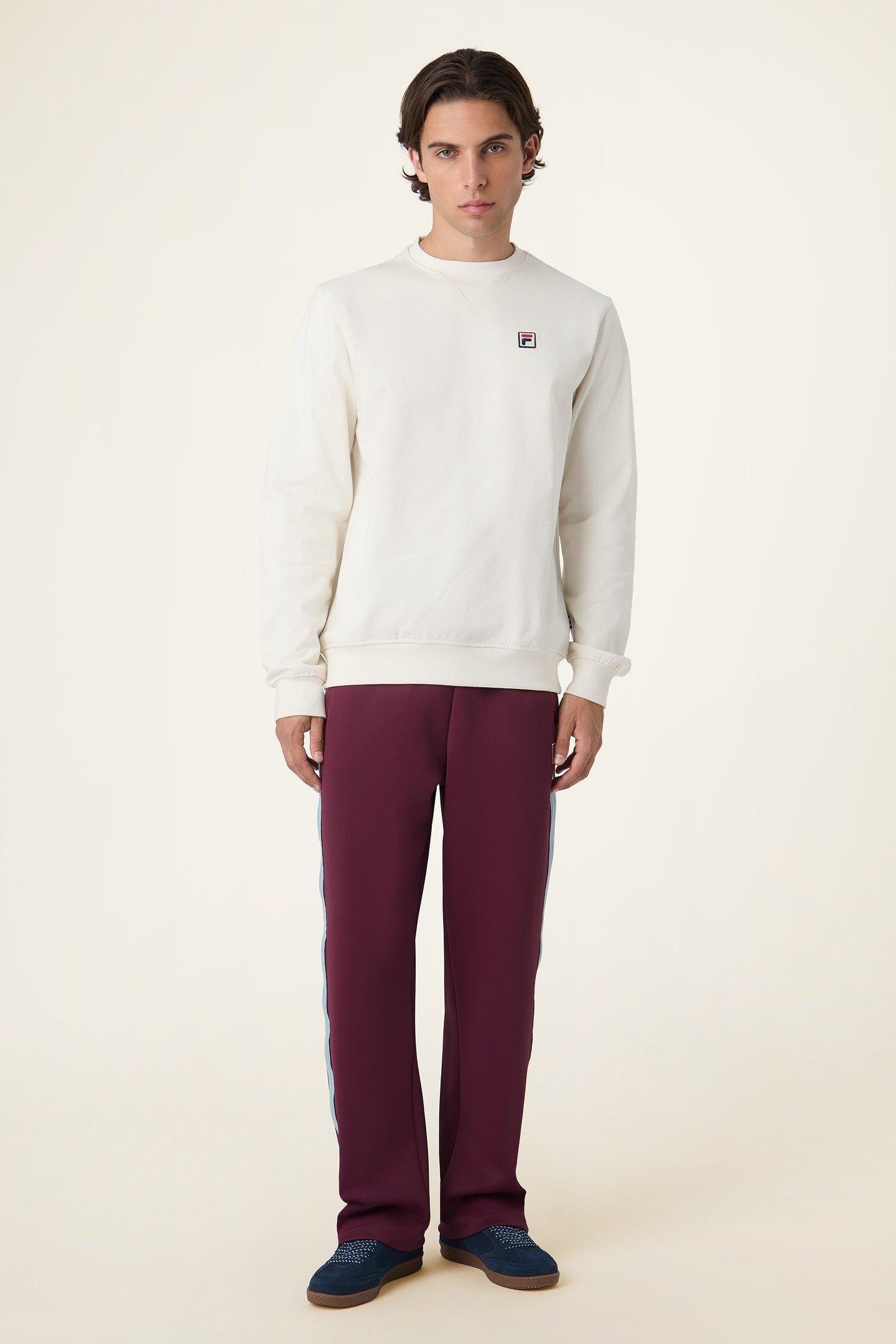 BIELLA REGULAR CREWNECK SWEATSHIRT EGRET 3