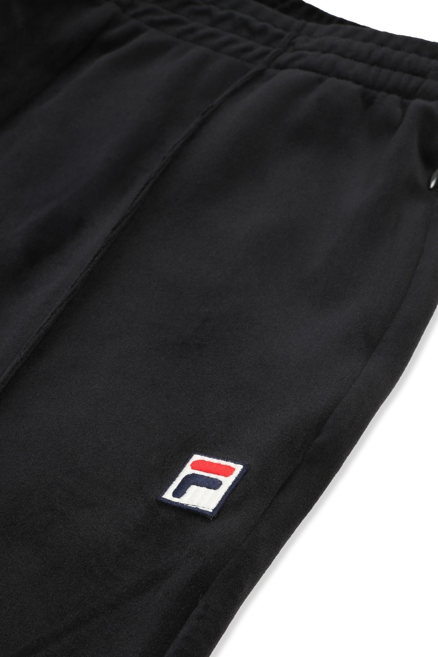 ADRIANO STRAIGHT VELOUR TRACK PANTS BLACK 6