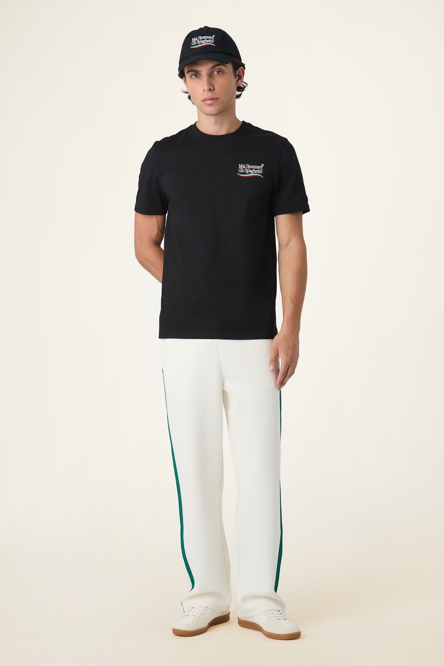 NAVIGLI PASTA REGULAR GRAPHIC T-SHIRT BLACK 3