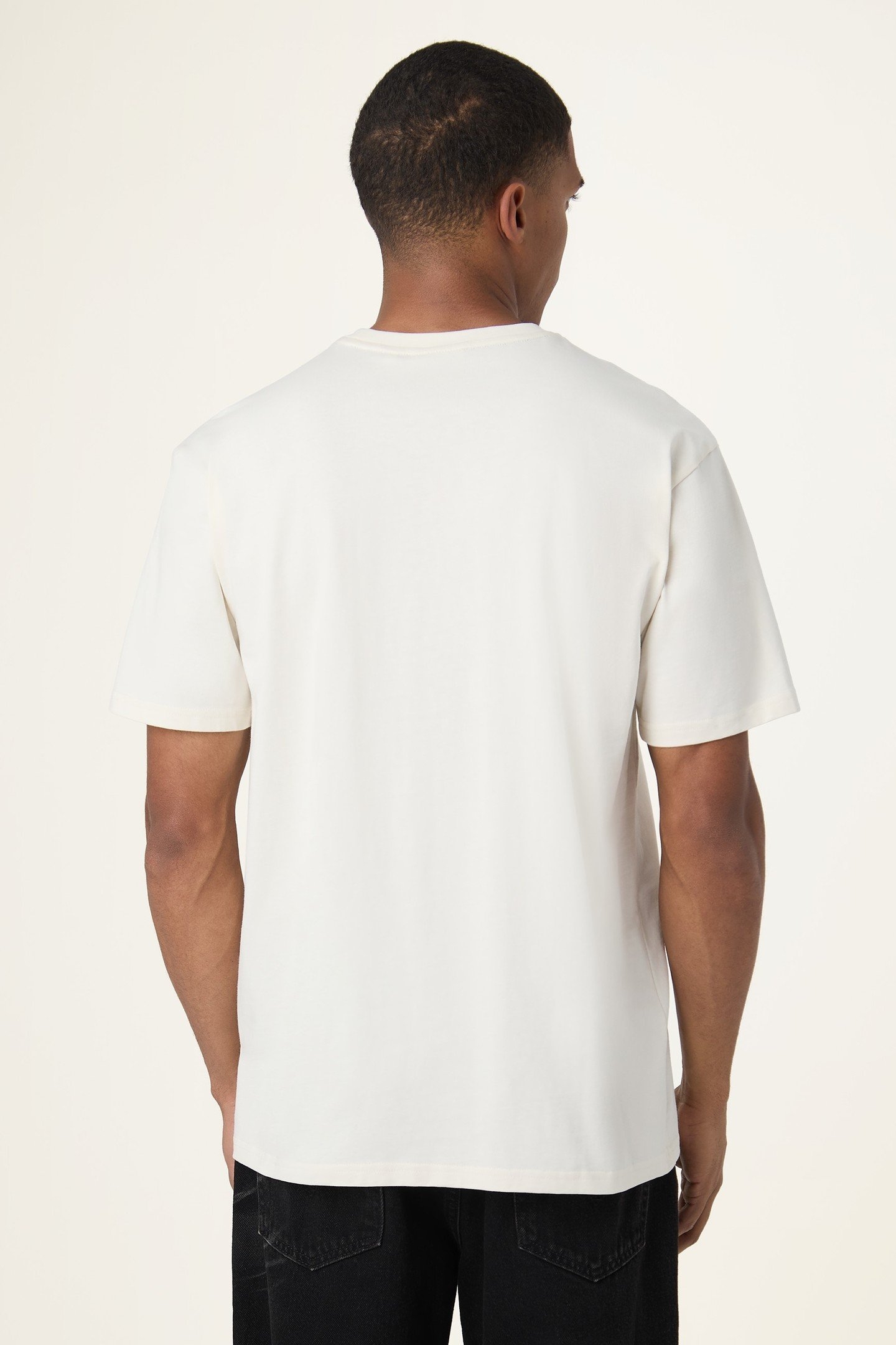 NAVIGLI CAFFÉ RELAXED GRAPHIC T-SHIRT EGRET 4