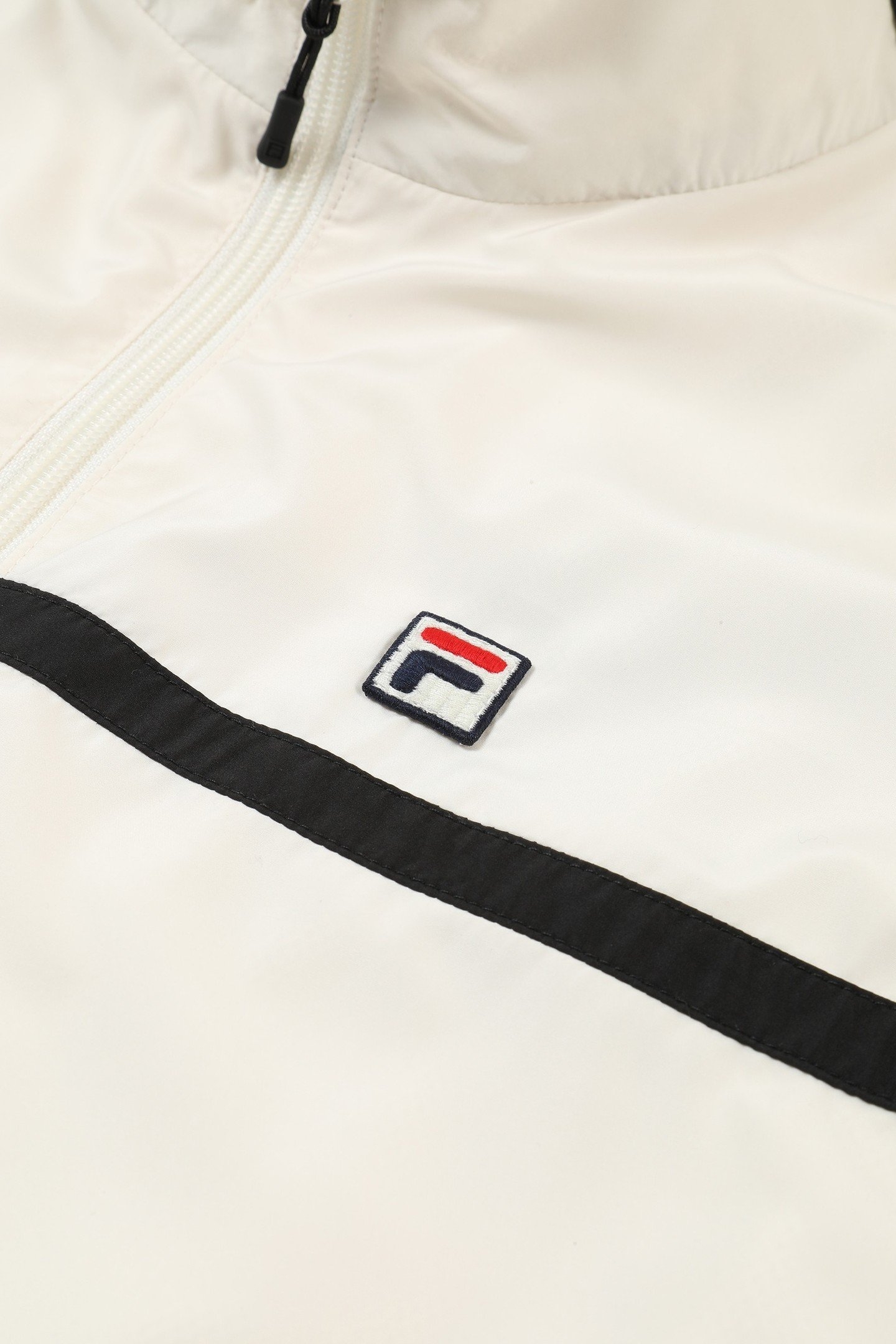 SAN SIRO OVERSIZED WOVEN TRACK JACKET EGRET 7