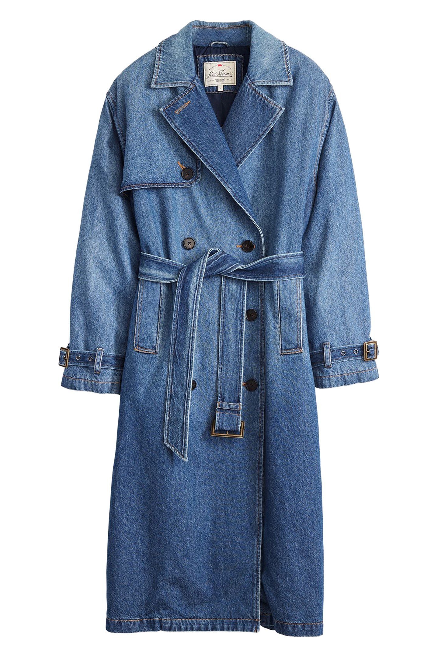 SPADE LIGHTWEIGHT TRENCH COAT DARK INDIGO 4