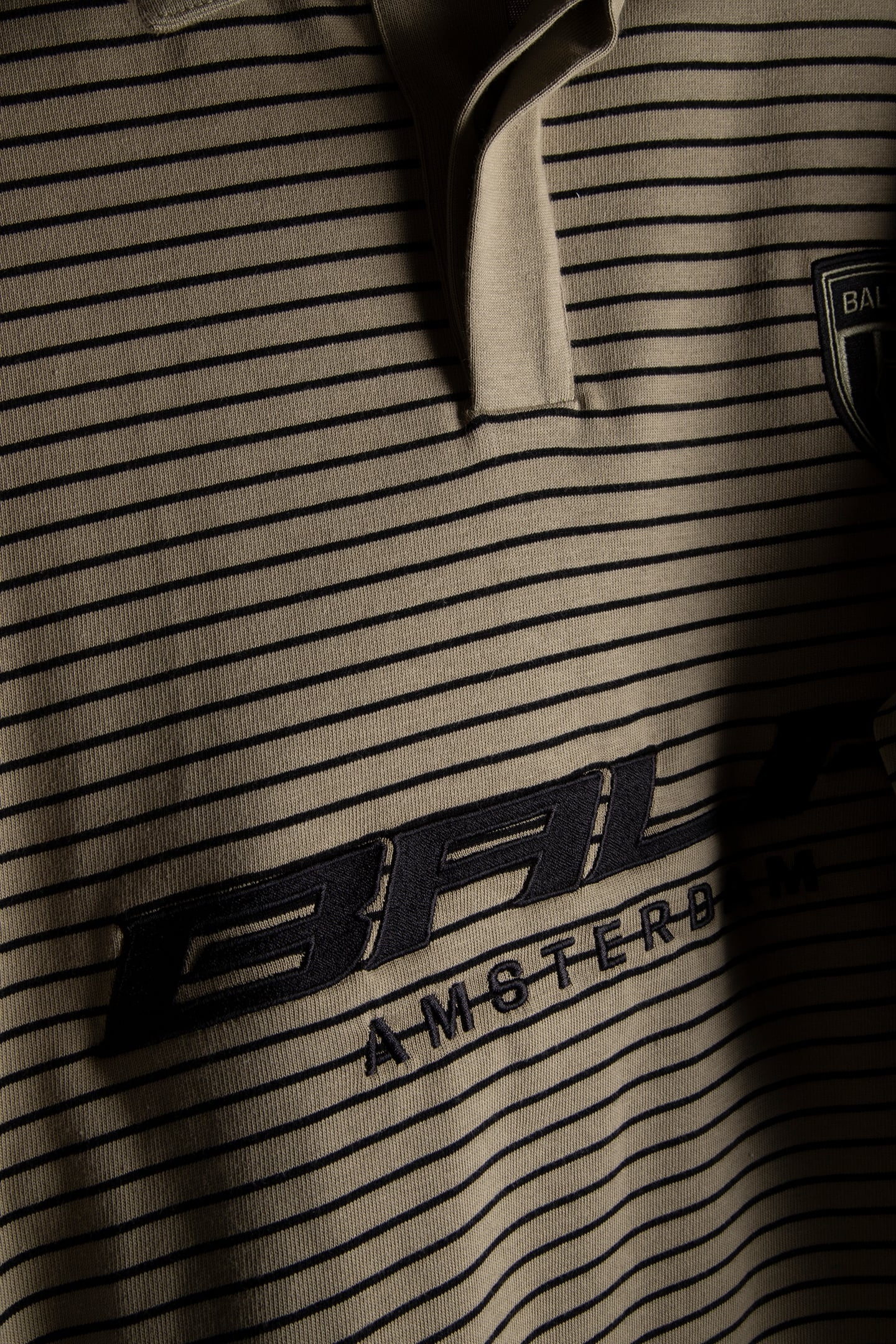 STRIPED POLO LONGSLEEVE GREEN/BLACK 5