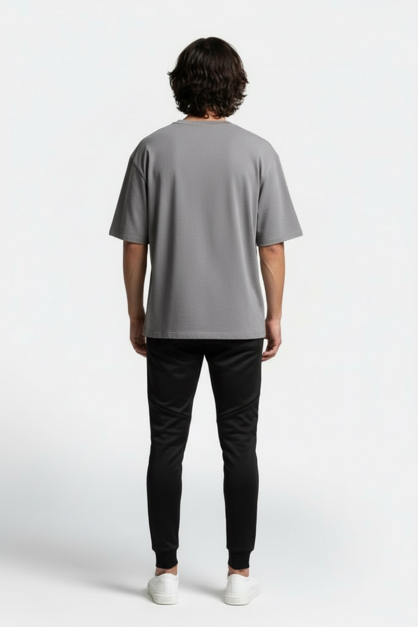 LOUIS SLIM TECH ZIP TRACK PANTS JET BLACK 2