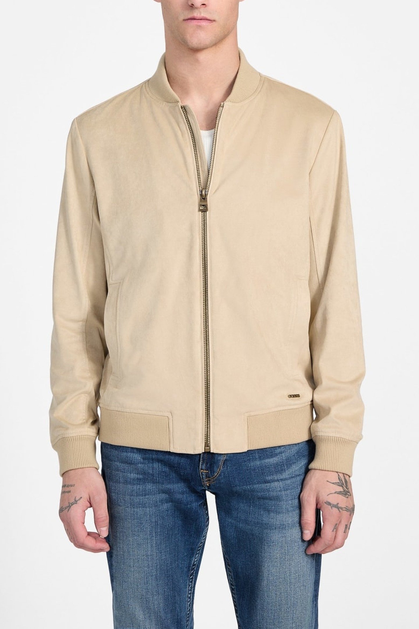 SUEDE BOMBER PROSECCO 1