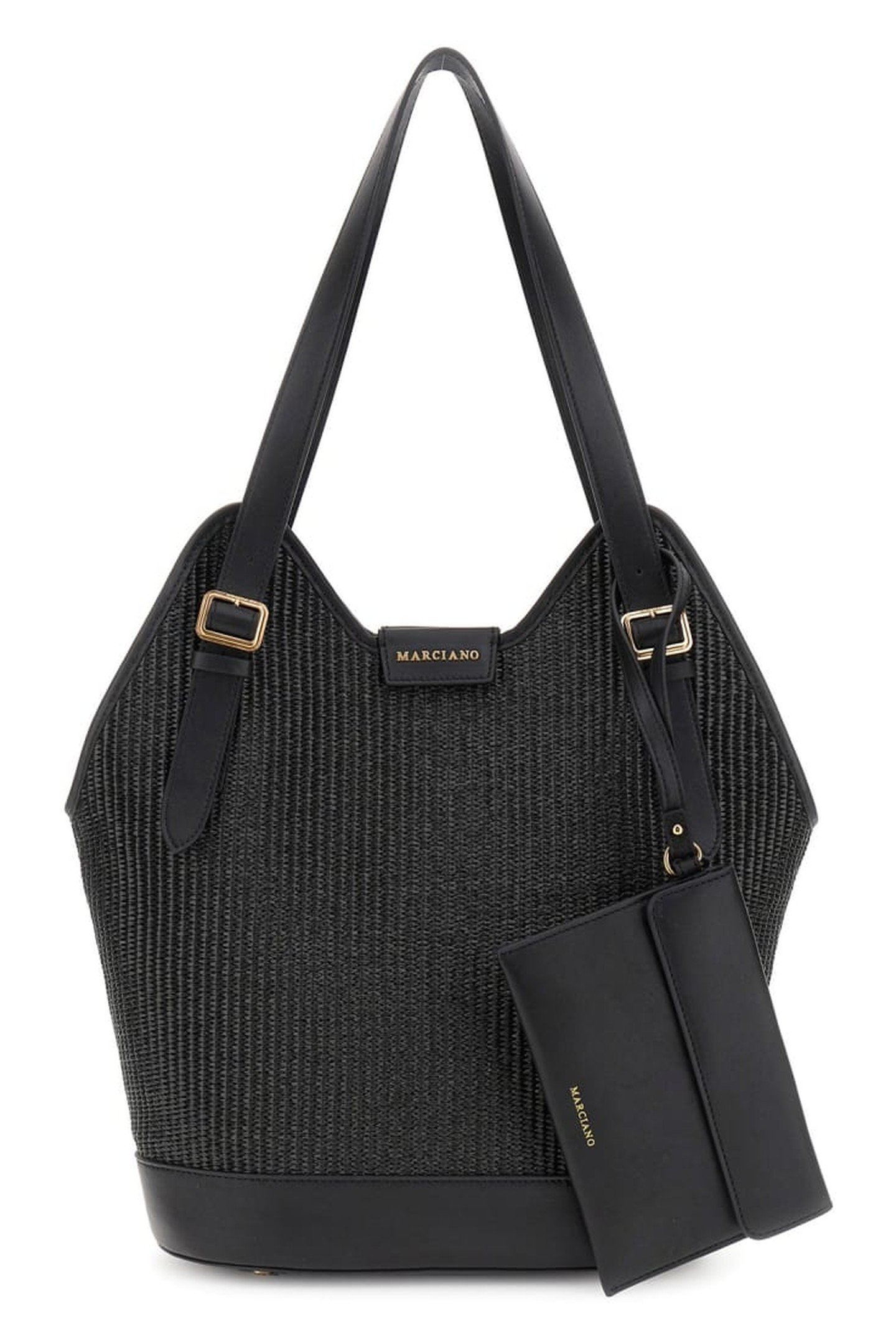 RAFFIA HOBO JET BLACK A996 5