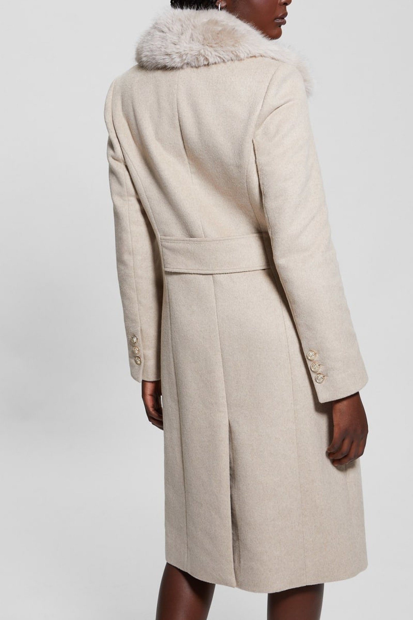 NANCY FIT COAT FAUX CEMENTO MULTI 8