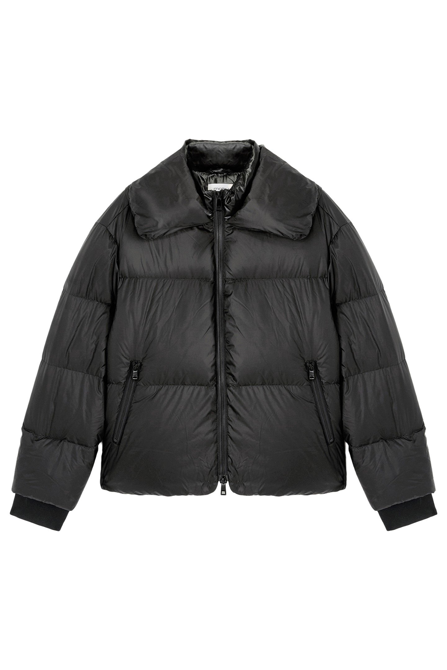 BLACK PADDED WINTER JACKET BLACK 3