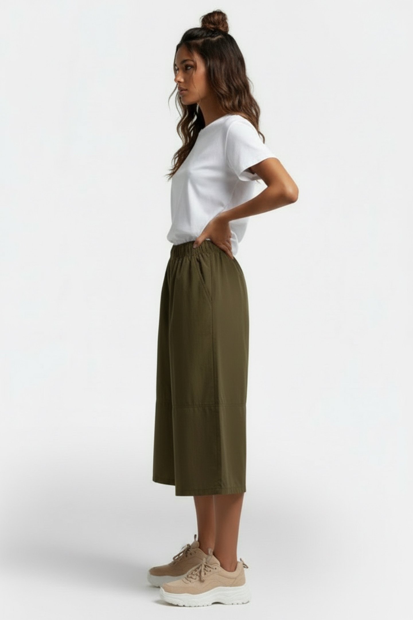 SAMANALF PANT-SKIRT MARTINI OLIVE 3
