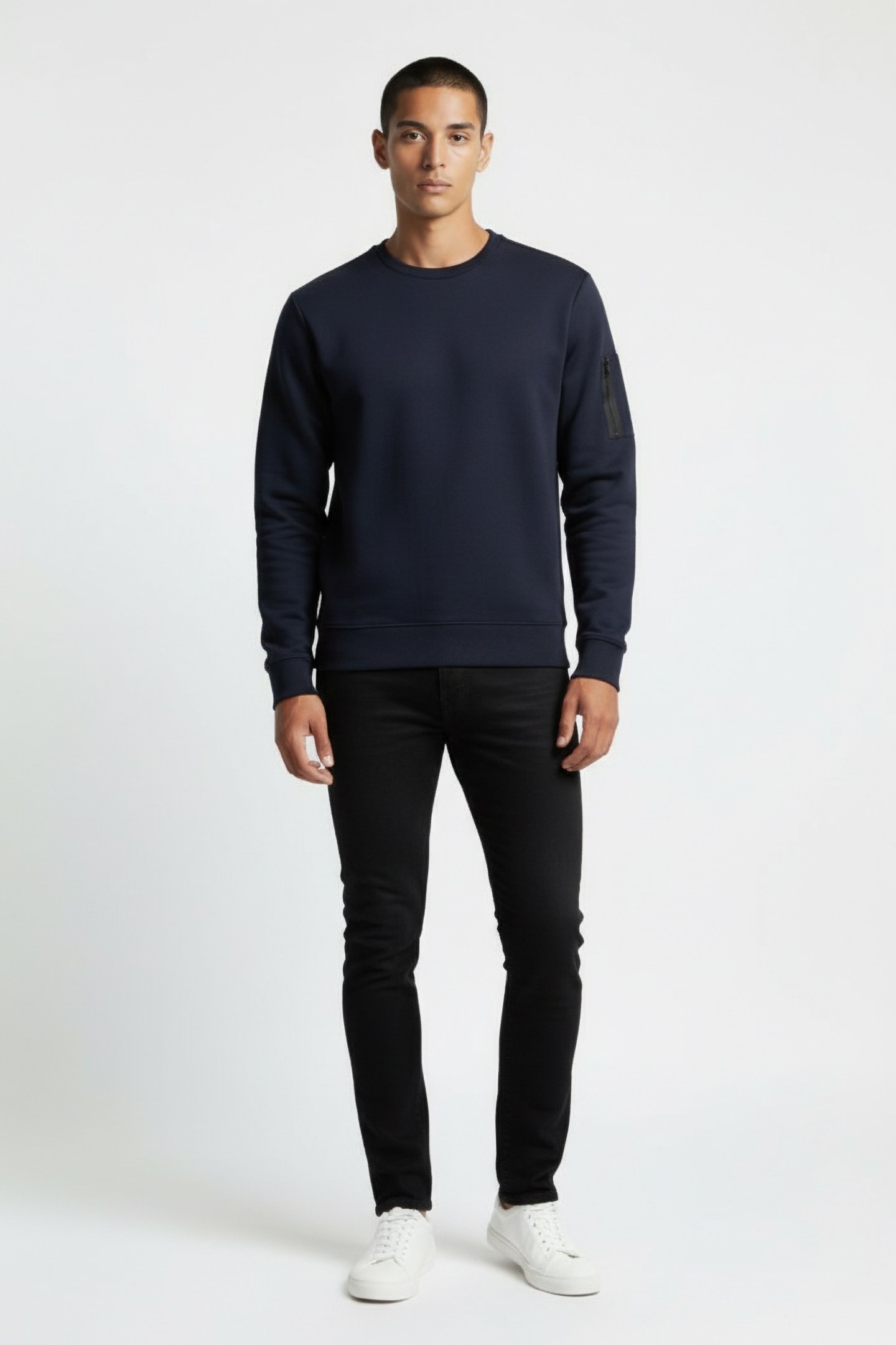 YELESALF SWEATSHIRT DEEP NAVY 1