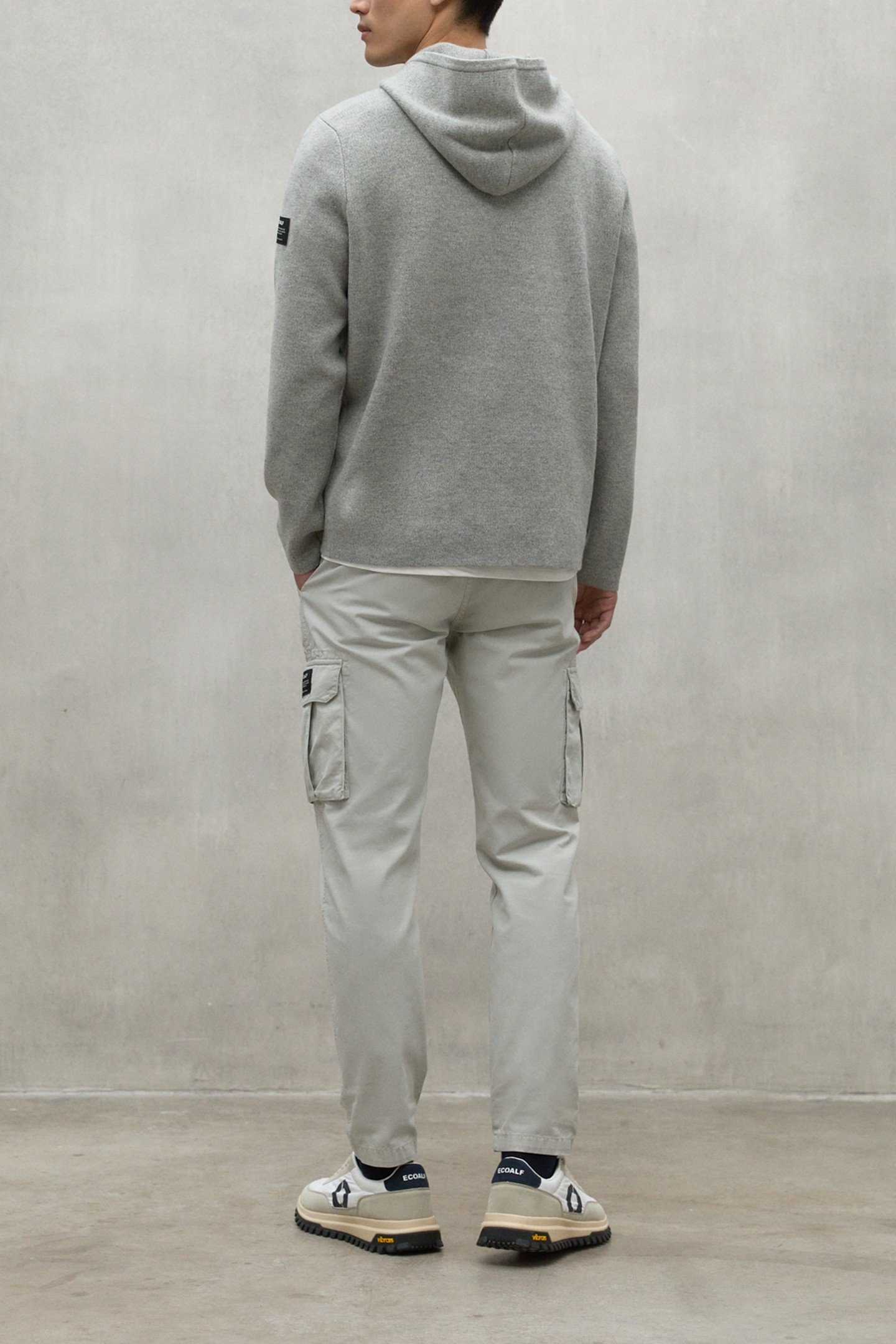 MUGGAALF KNIT LIGHT GREY MELANGE 3