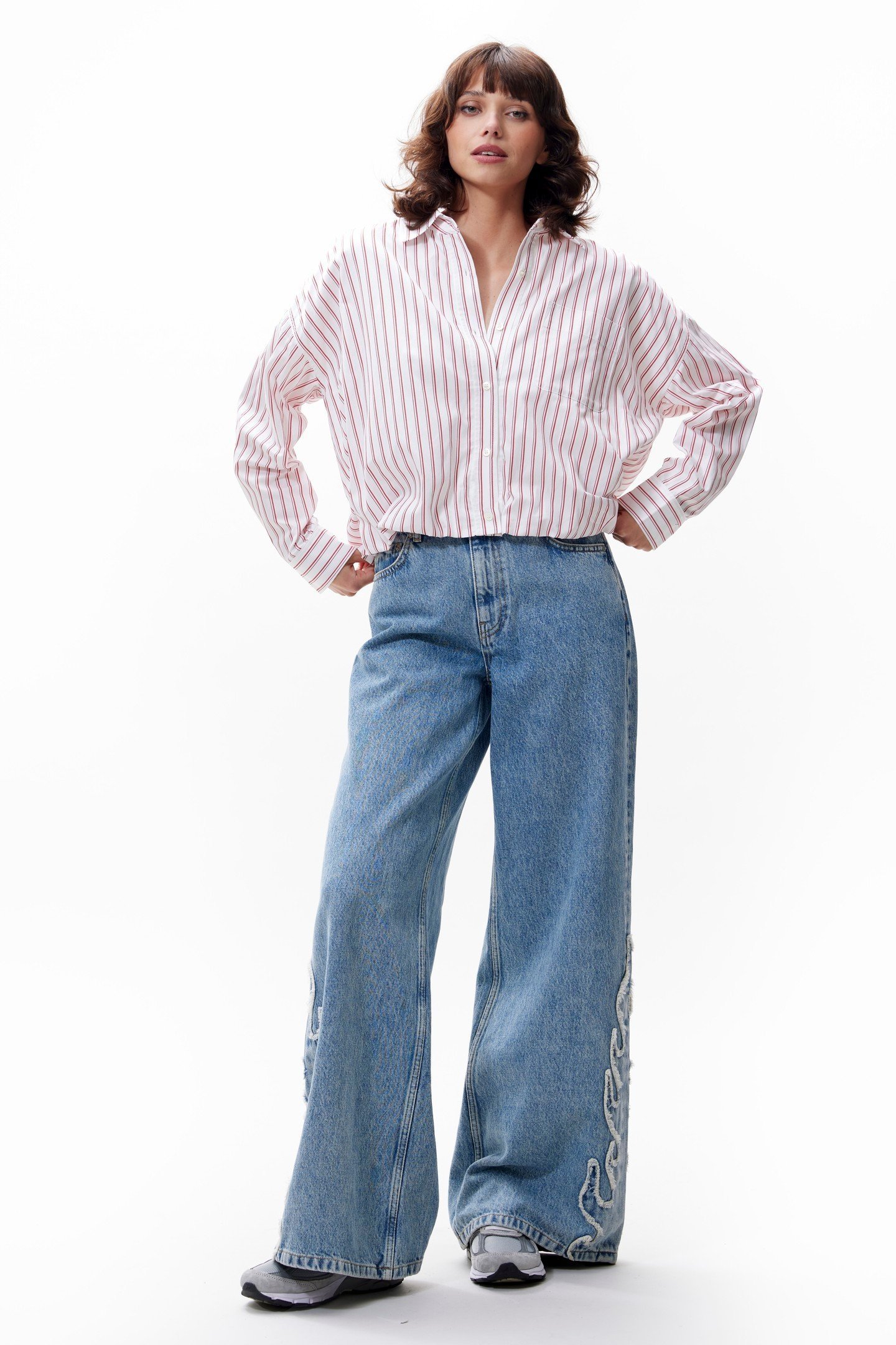 TUCK IN BLOUSE RIBBON RED 2