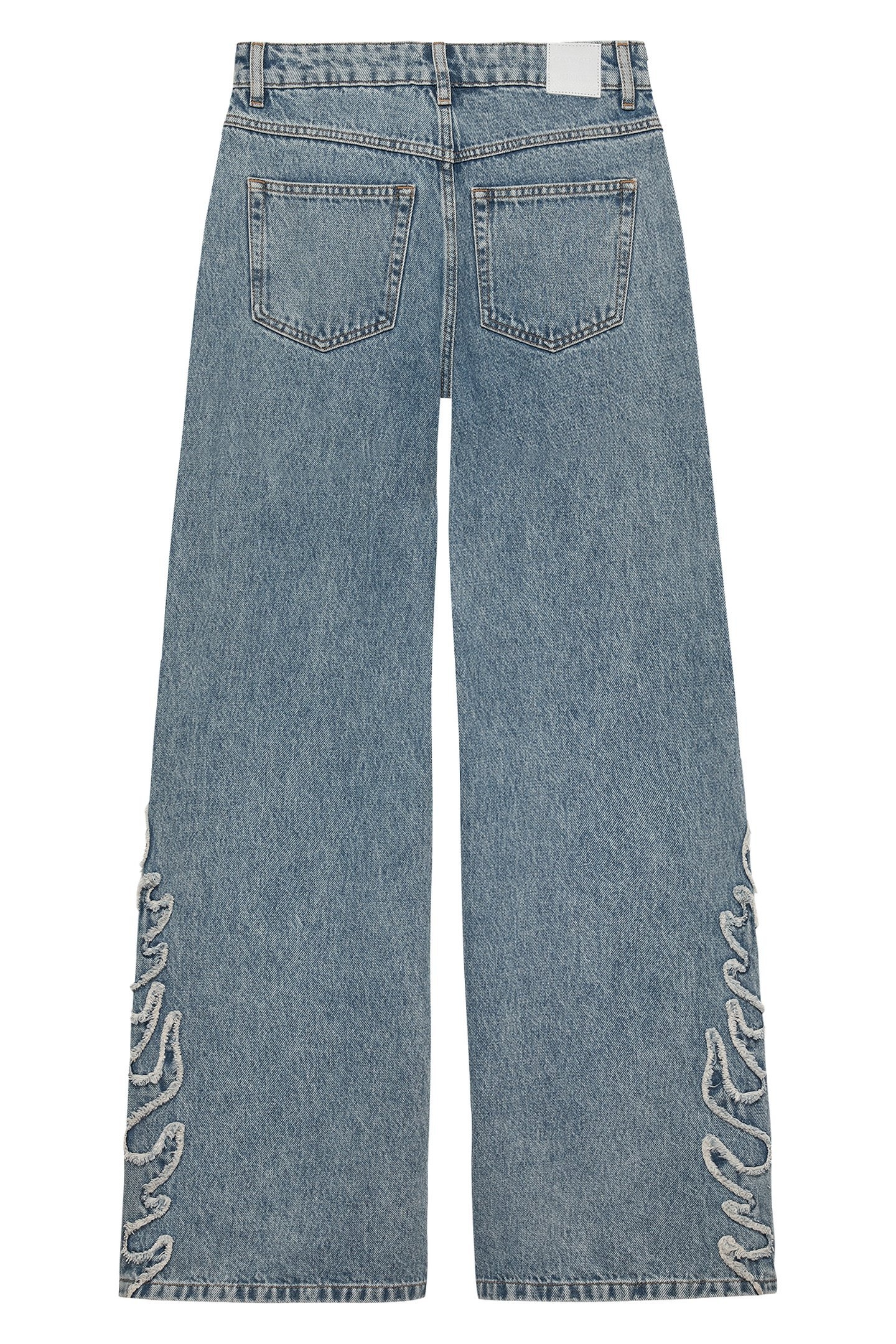 WIDE LEG FLAME JEANS COUNTRY BLUE 5