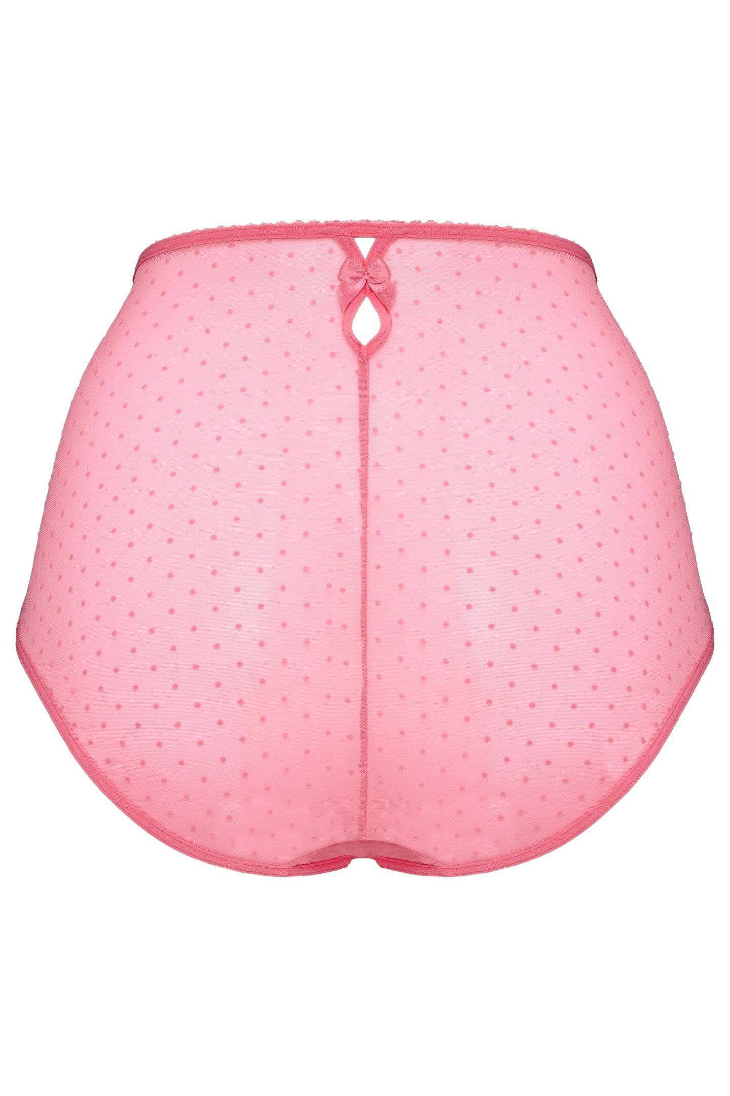 PEEKABOO BOTTOM BRIEFS HIGH WAIST PINK 3