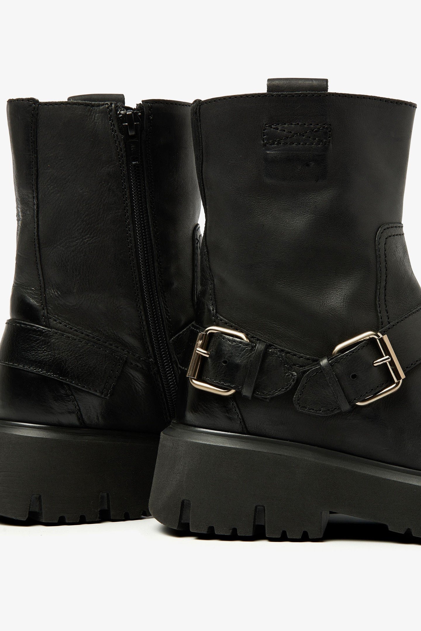 ZIVA JAGGER BIKER BOOTS BLACK 5