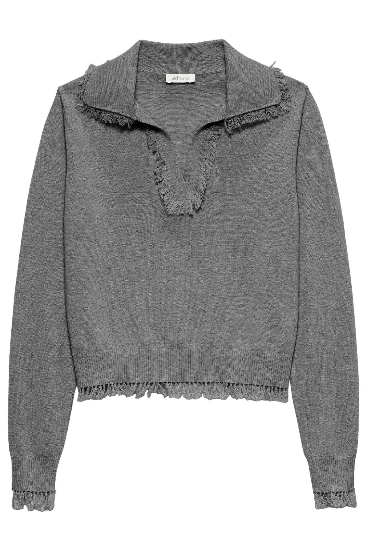 AVA PULLOVER DARK GREY MELANGE 1