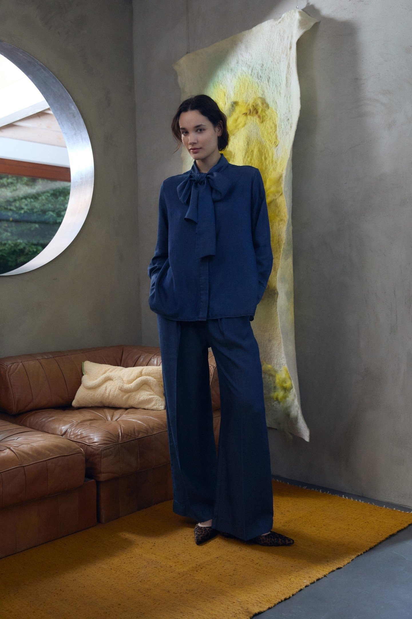 MOONFLOWER PANTS BLUE DENIM 6