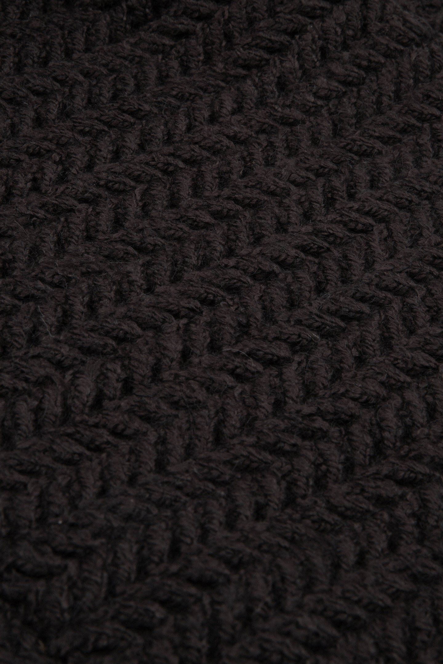 SCARF ZZ KNIT BLACK 3