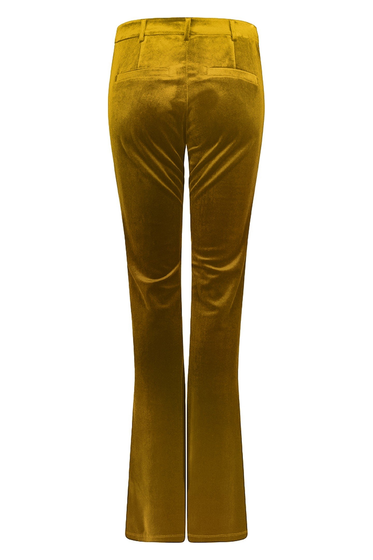 TROUSERS FLAIR VELOURS WARM OLIVE 2