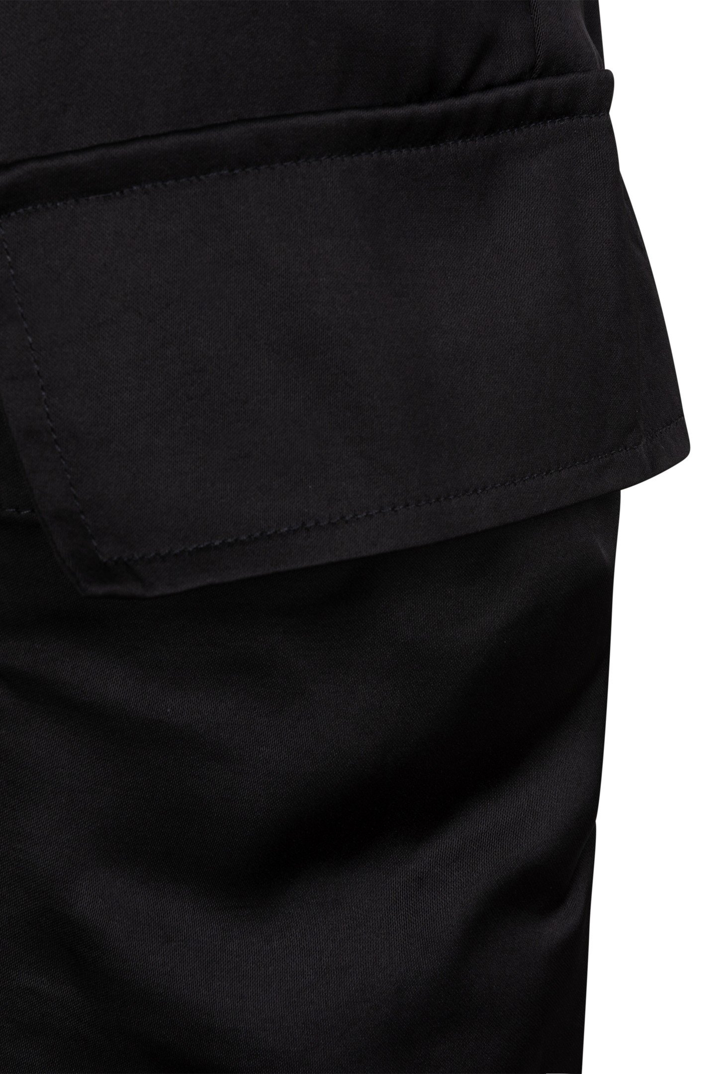 TROUSERS CARGO SATEEN BLACK 7