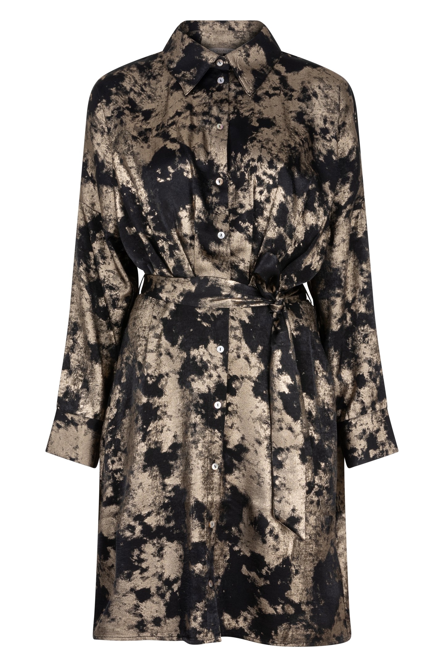 DRESS CONTRAST LAMEE BLACK 4