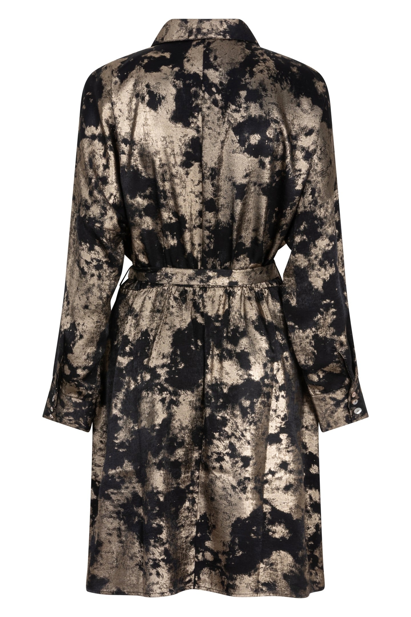 DRESS CONTRAST LAMEE BLACK 5