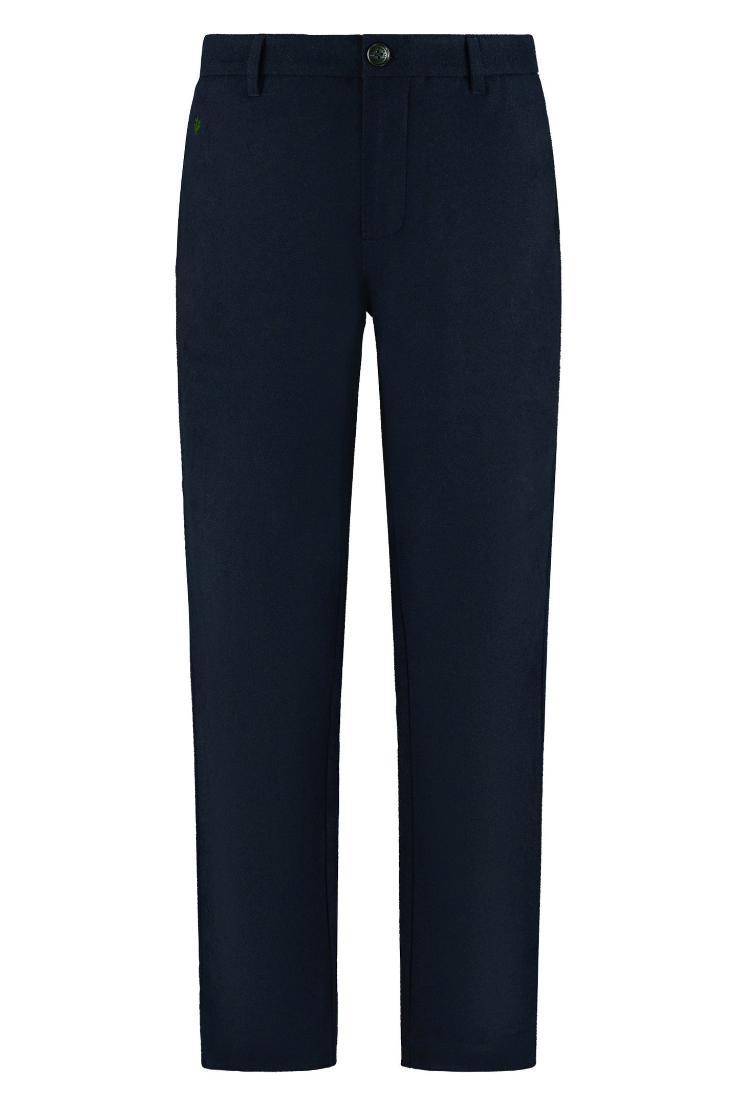 FORD WOOL BLEND STRAIGHT FIT TROUSERS BLUE DARK NAVY 6