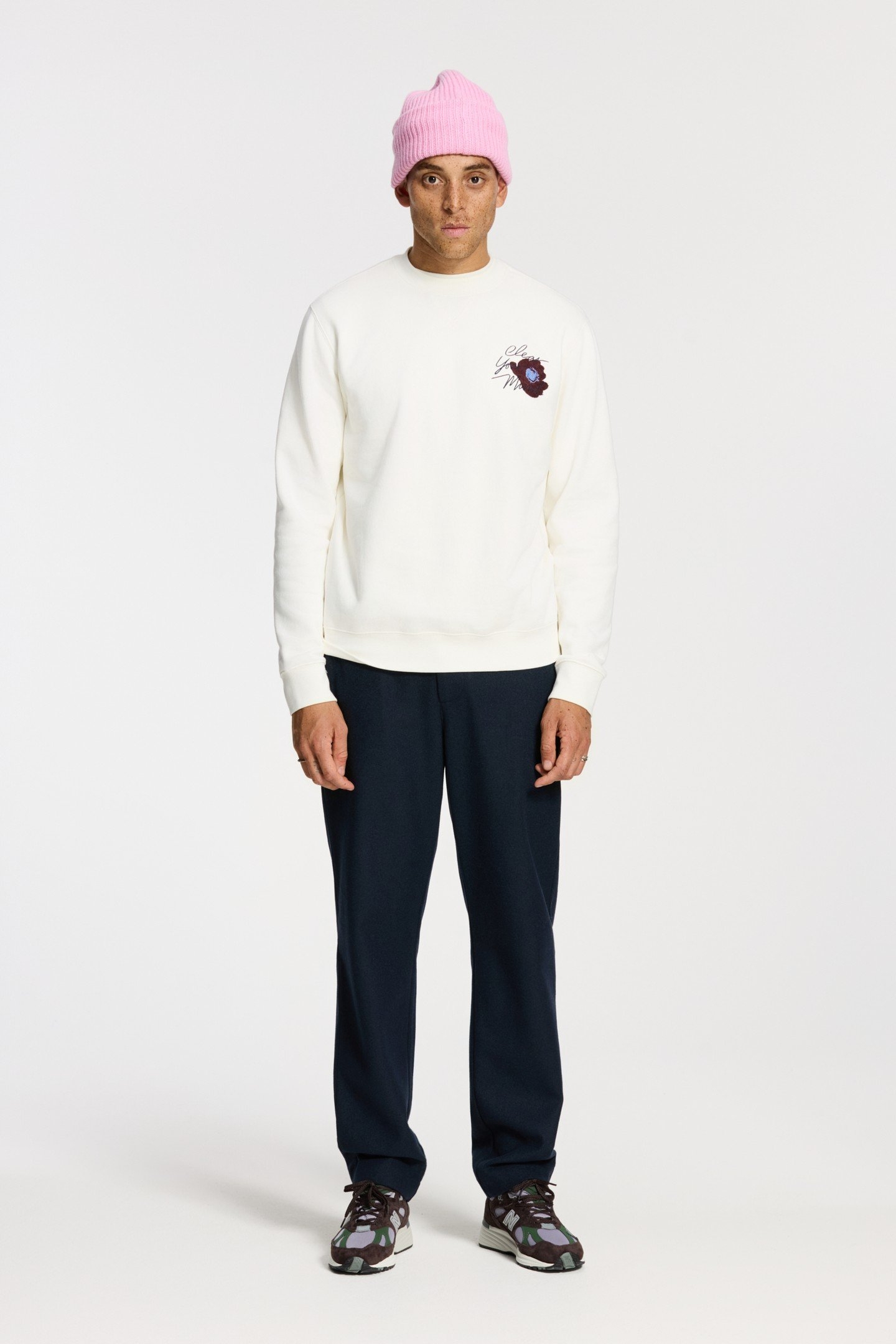 DAN REGULAR FIT SHIWI UNWIND SWEATER WHITE 2