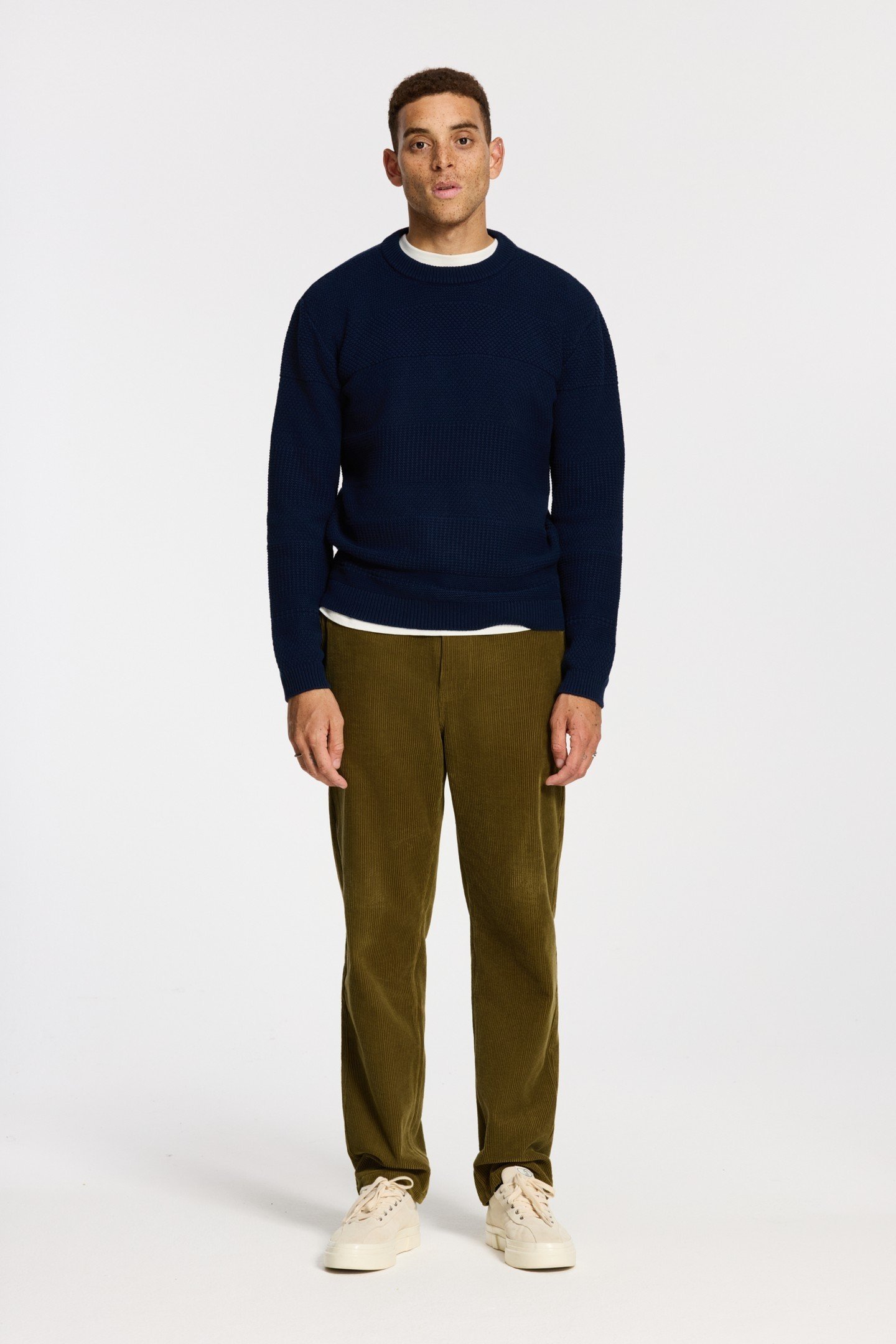 PERRY REGULAR FIT STRUCTURED PULLOVER BLUE DARK NAVY 2