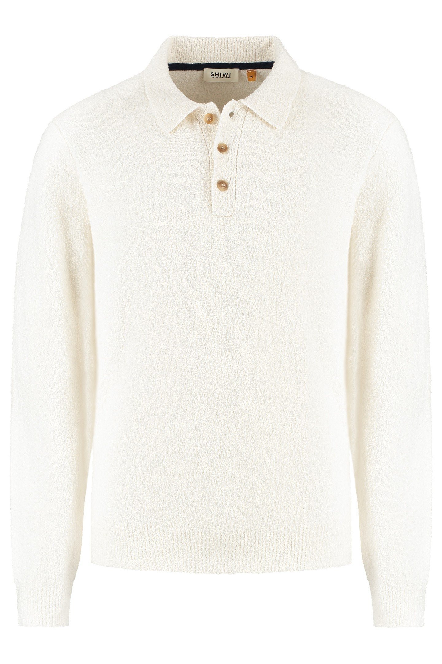 PENN REGULAR FIT BOUCLE POLO WHITE 4