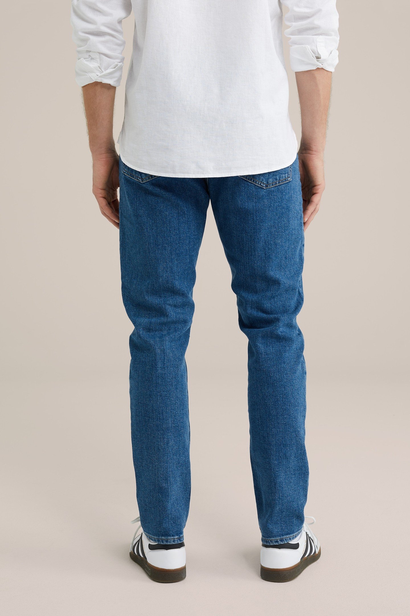 5-POCKET MID WAIST DARK BLUE 3