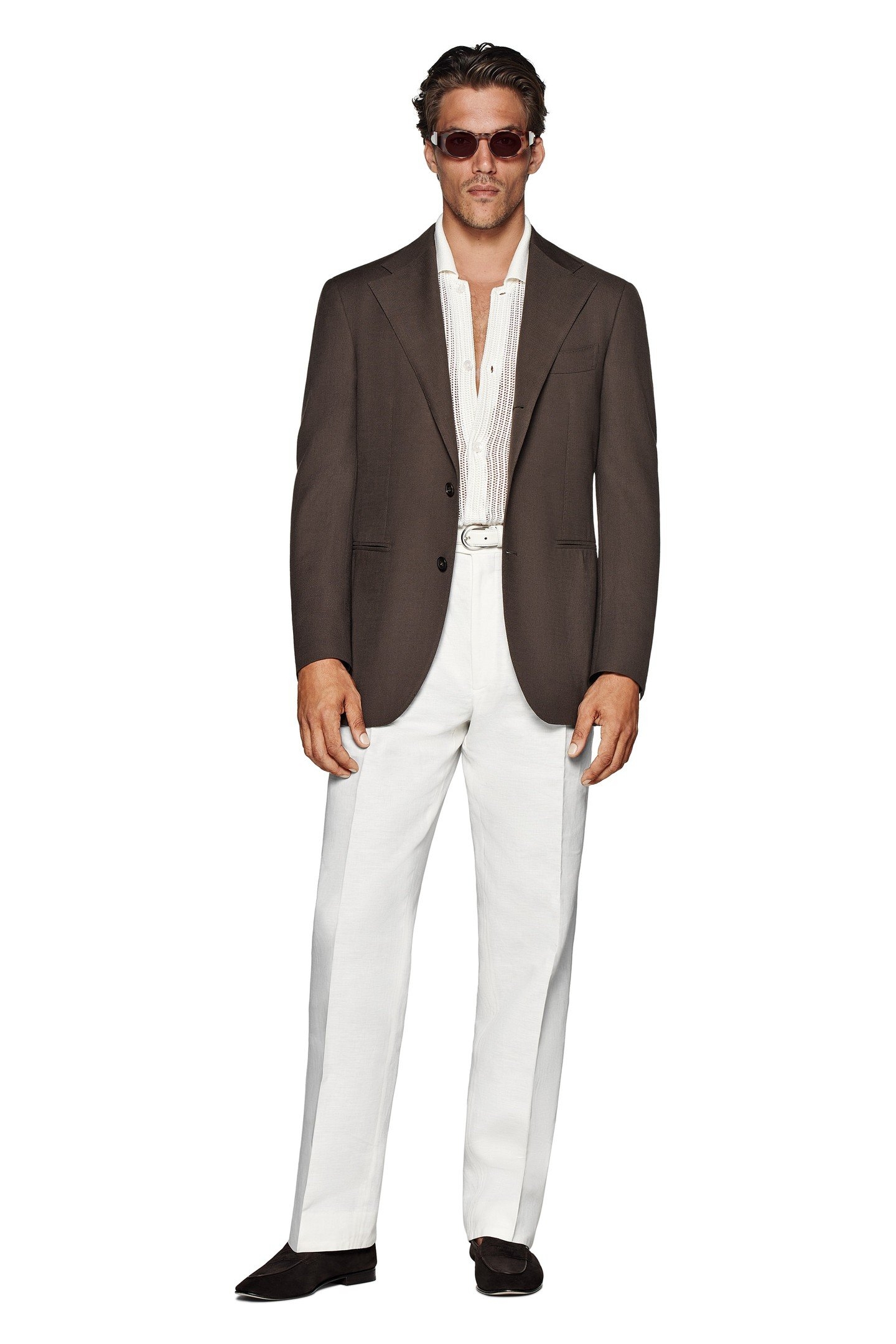 ROMA-DARK BROWN-PURE WOOL S130 DARK BROWN 7